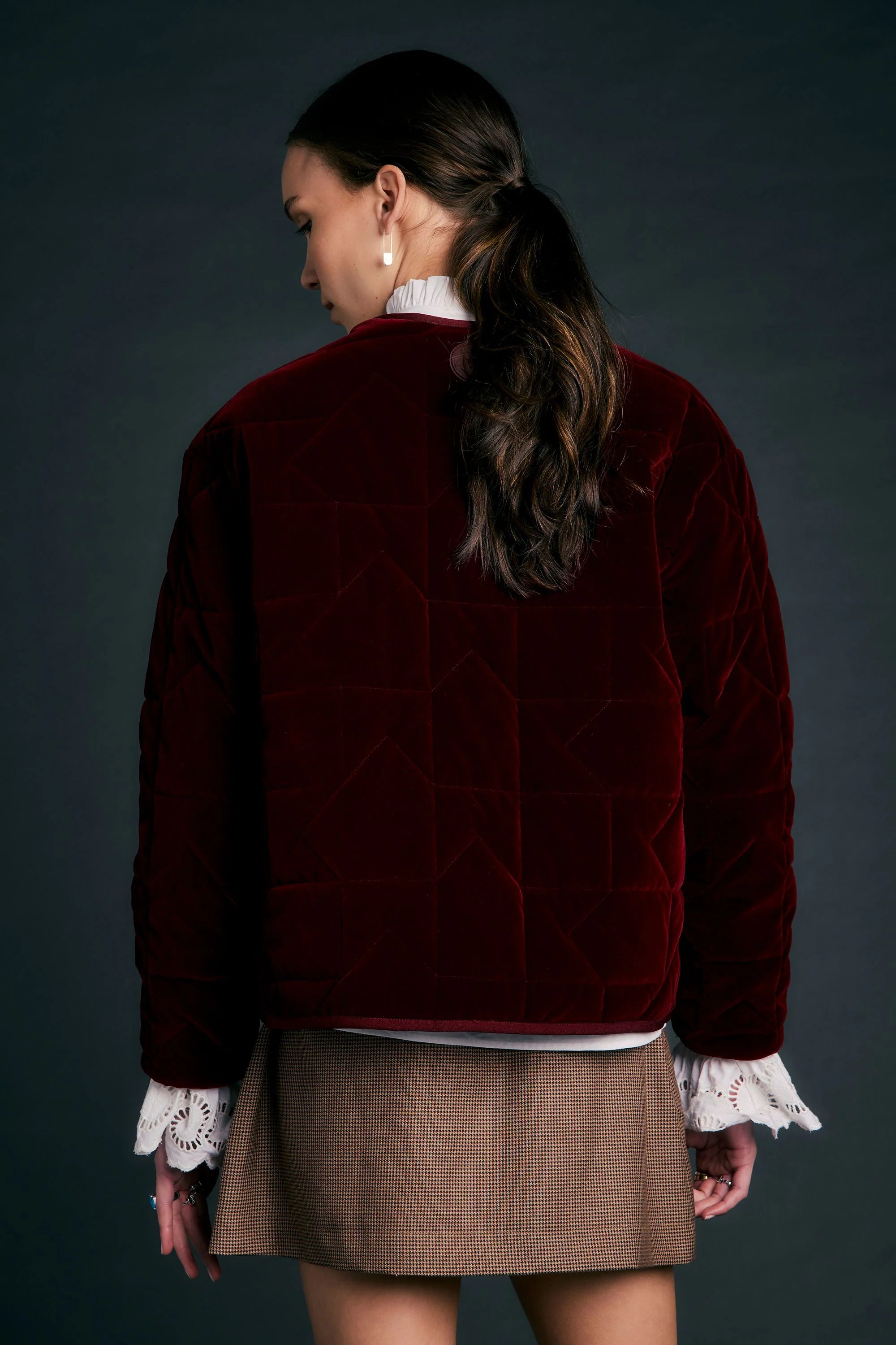 Karen Walker Ashford Jacket // Merlot