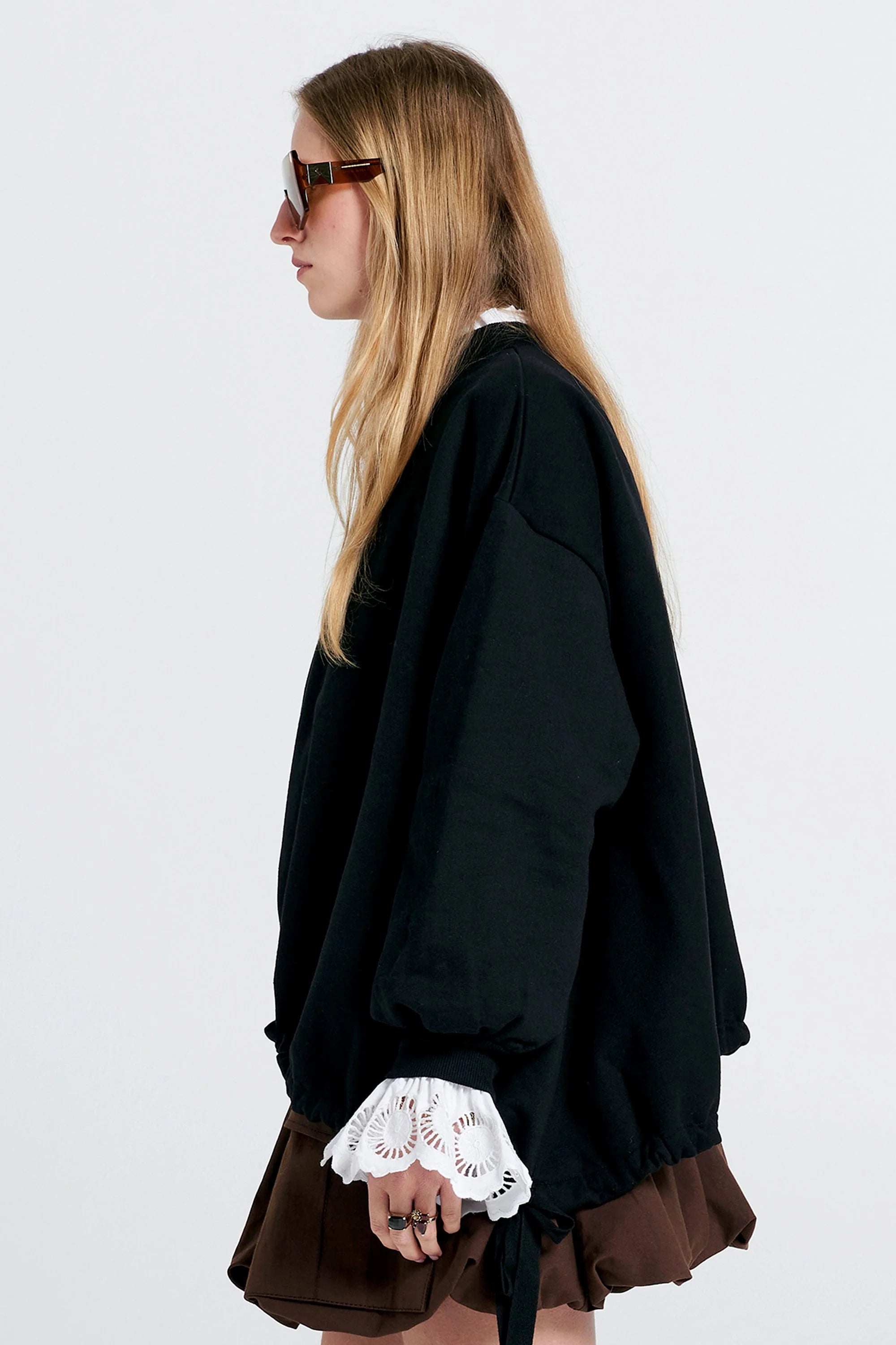 Karen Walker Fraternity Sweatshirt // Black