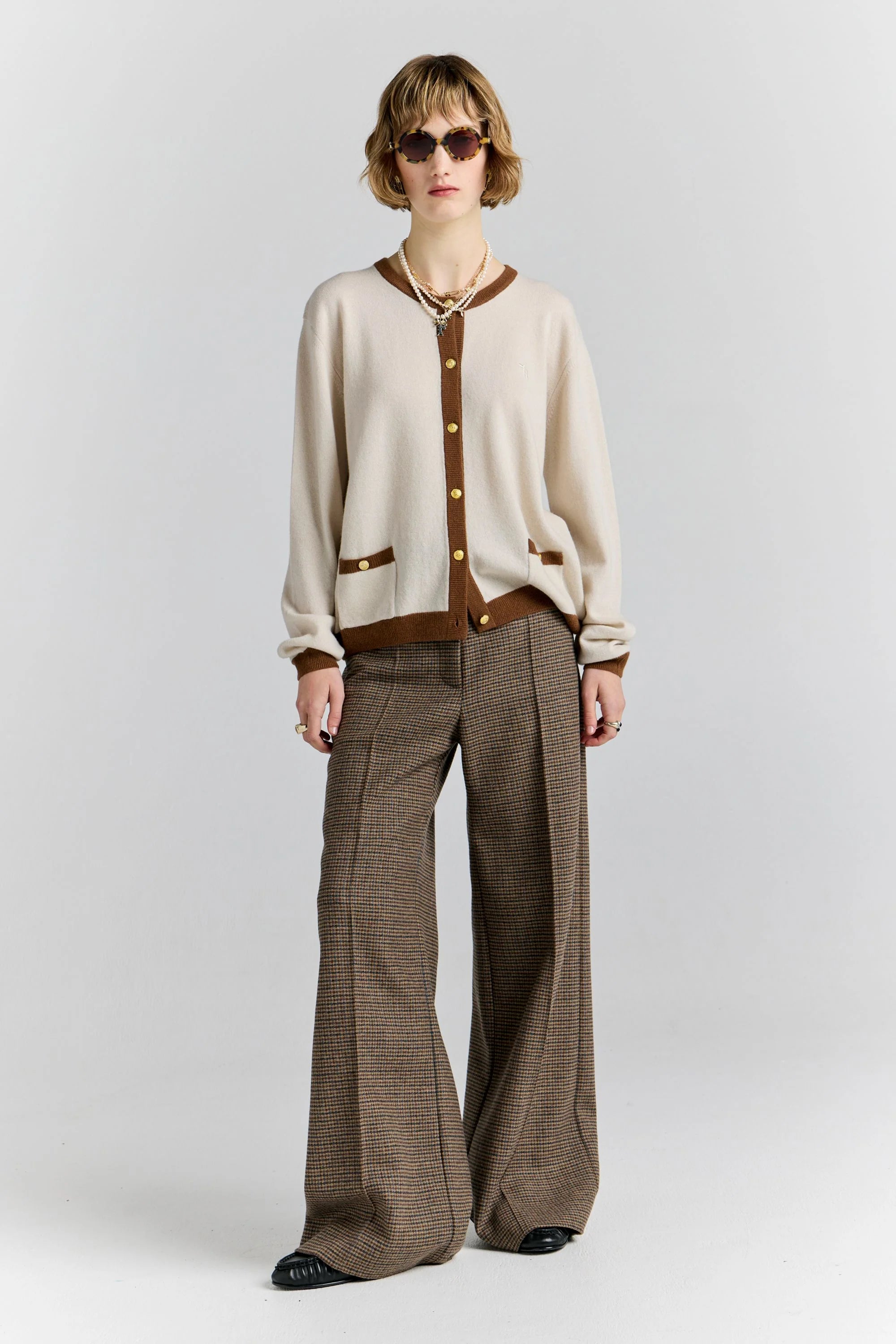 Karen Walker Highland Trousers // Brown multi