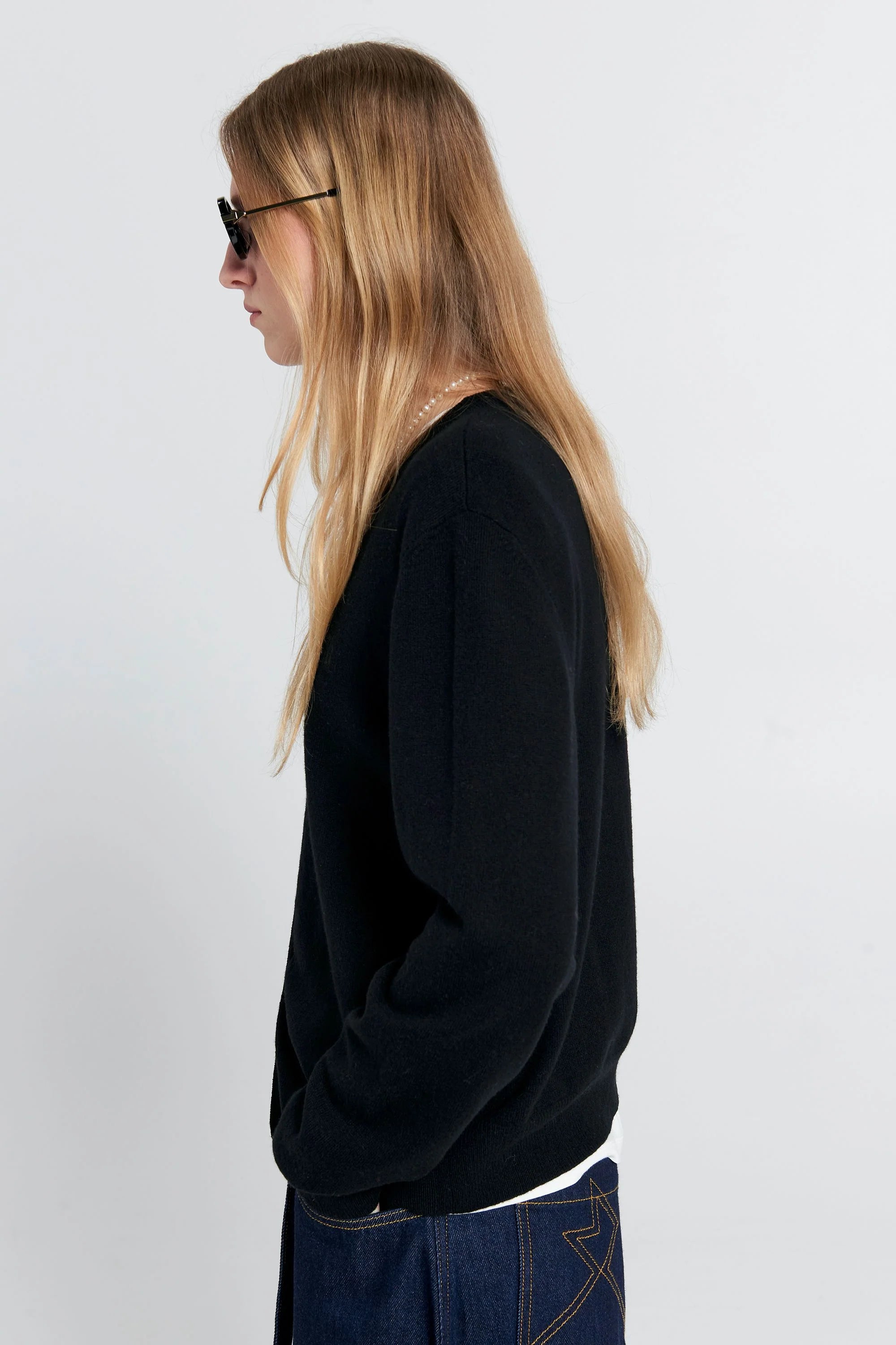 Karen Walker Elodie Cardigan // Black
