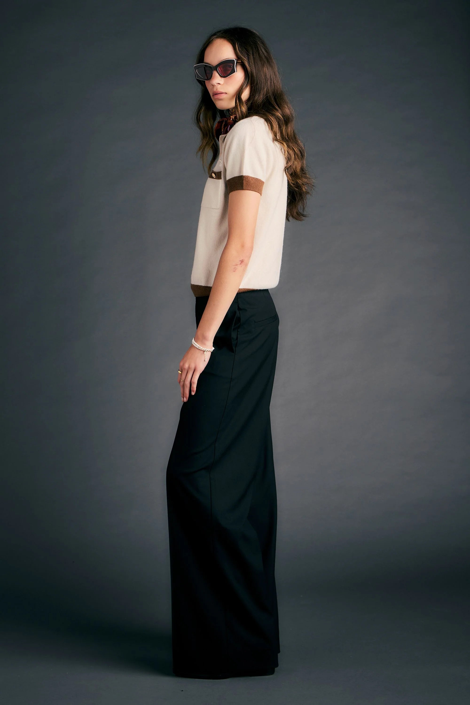 Karen Walker Vestige Trousers // Black Suiting