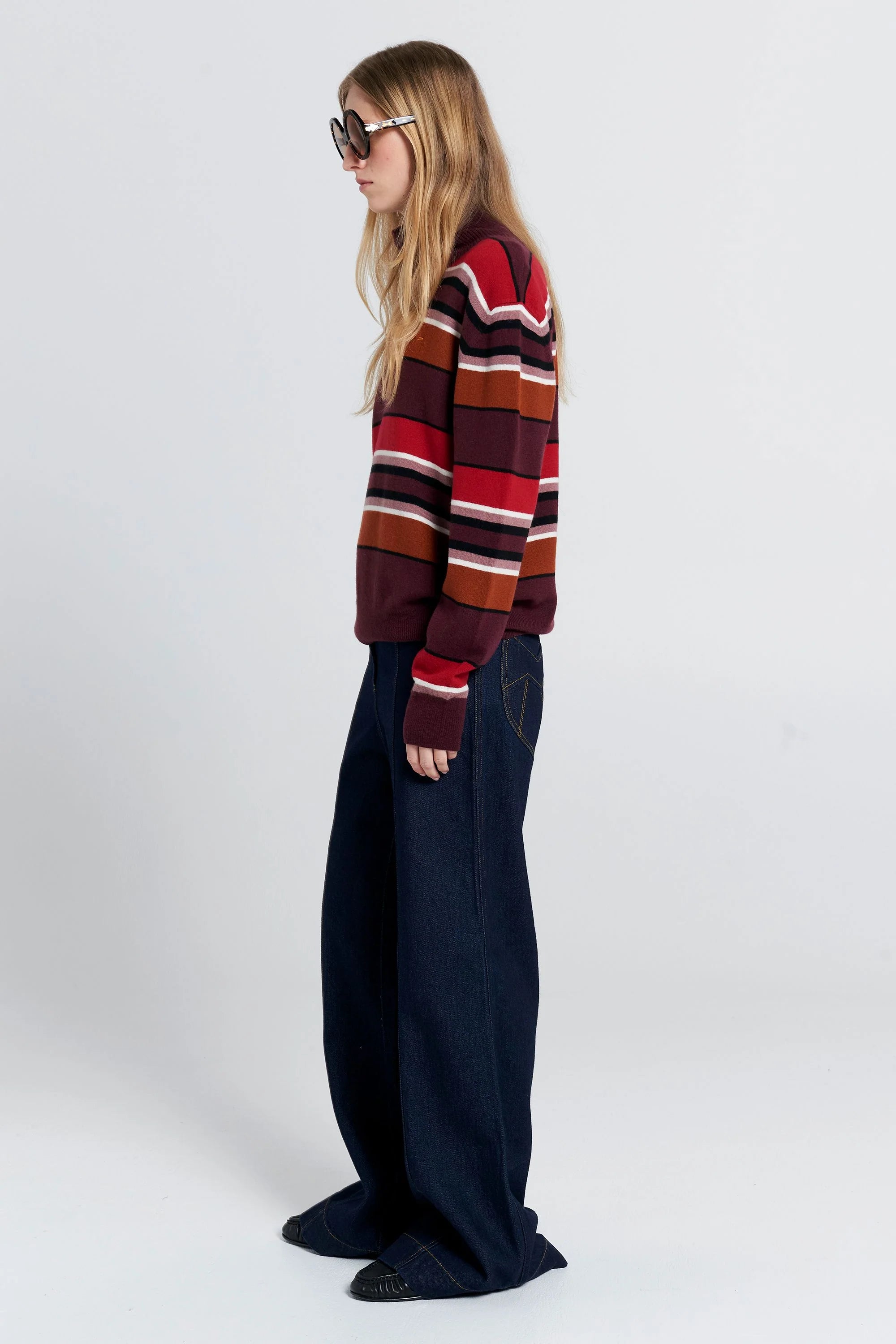 Karen Walker Margot Sweater // Poppy Stripe