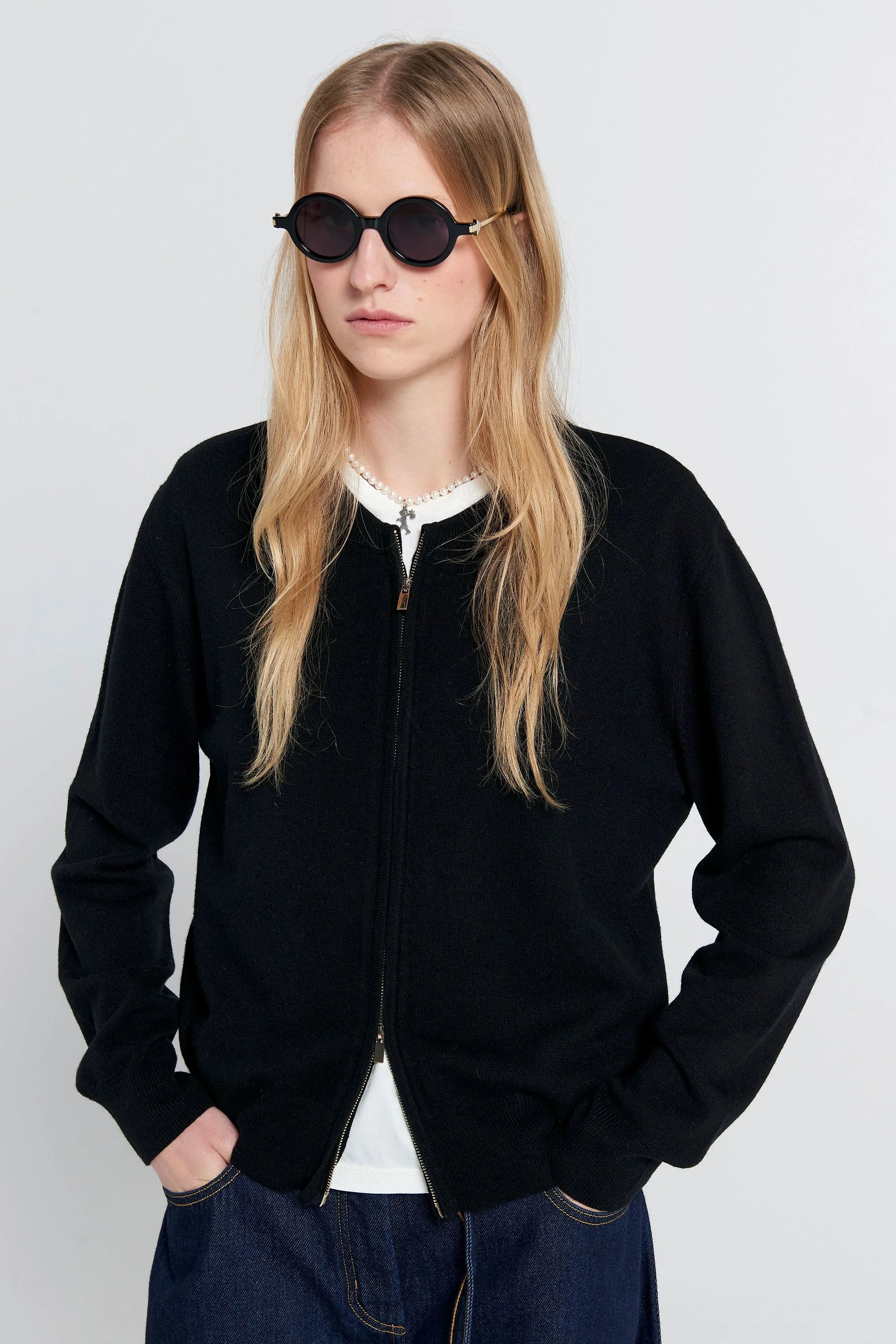 Karen Walker Elodie Cardigan // Black