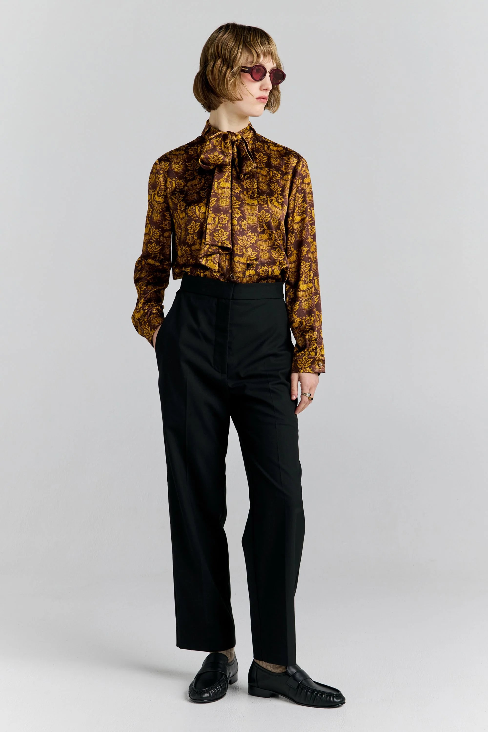 Karen Walker Dark Matters Trousers // Black Suiting