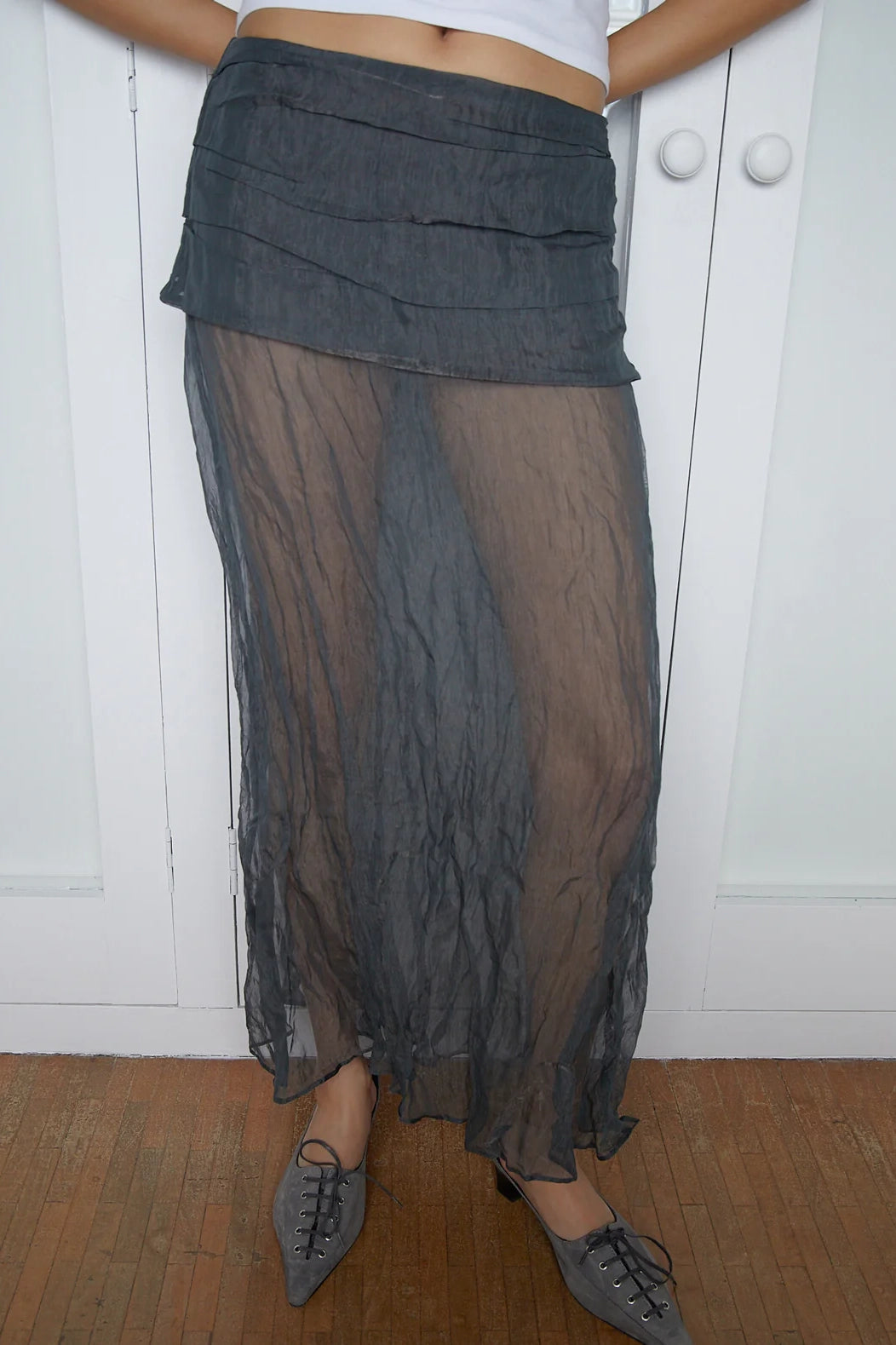 Paloma Wool Mae Skirt // Dark Grey