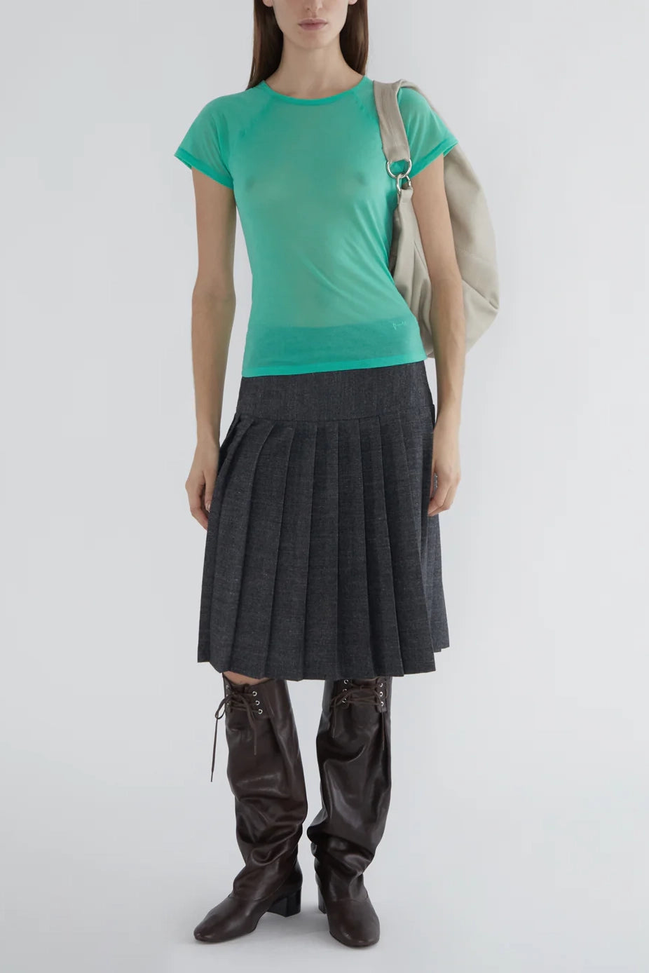 Paloma Wool Plugin Skirt // Grey