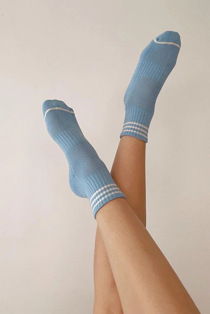 Le Bon Shoppe Girlfriend Socks // Parisian Blue
