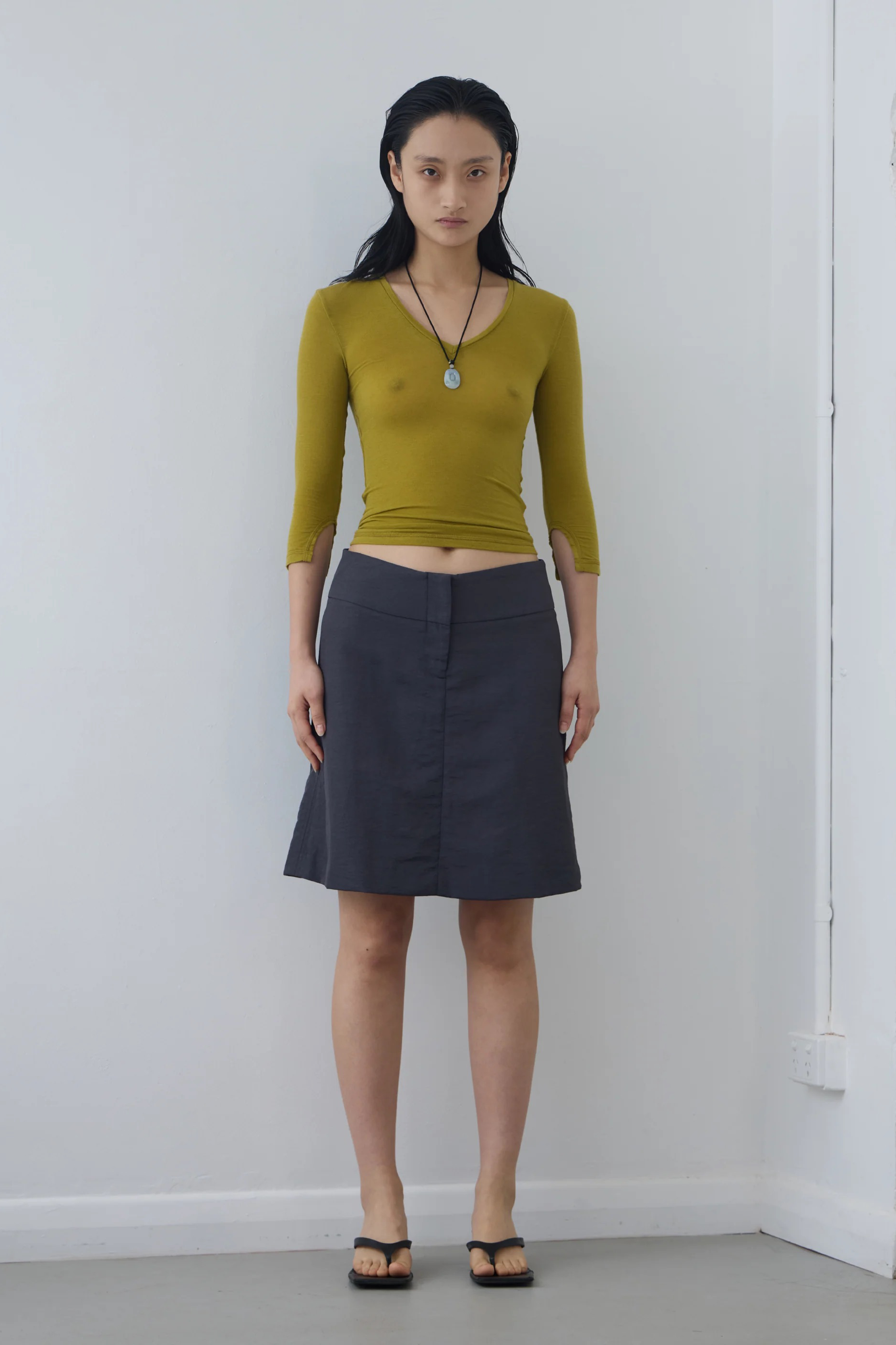 PV Refract Skirt // Slate