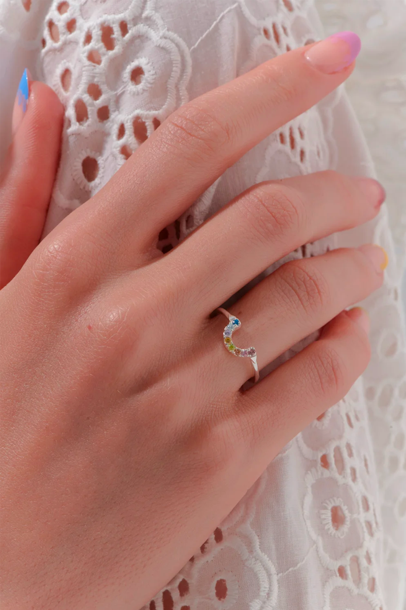 Karen walker mini heart 2025 ring