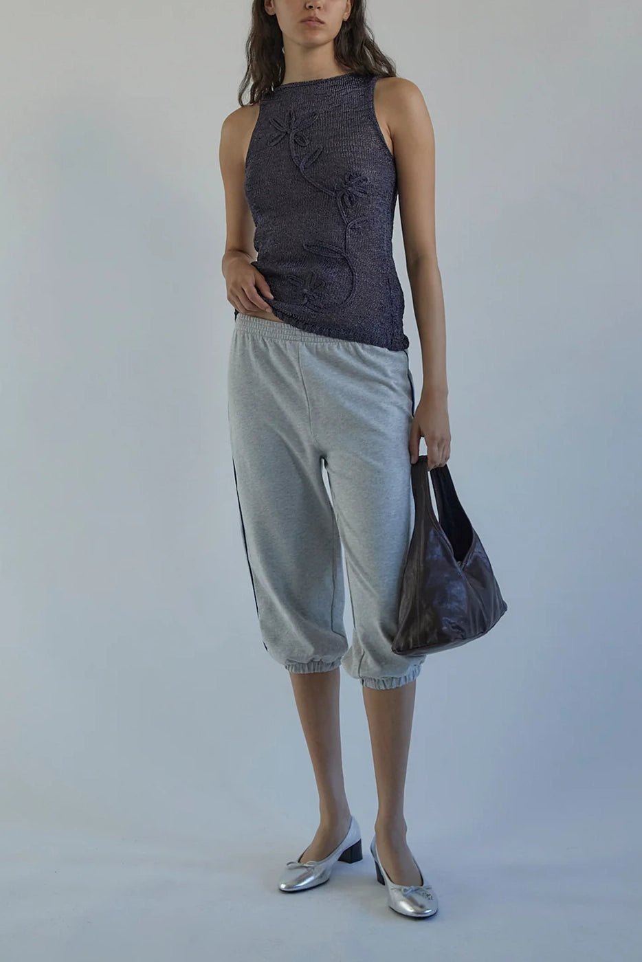 Paloma Wool Skipp Top // Dark Grey