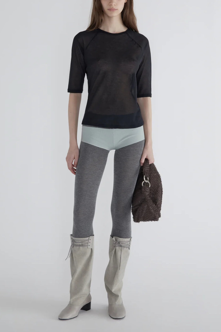 Paloma Wool Victoria Canvas Boots // Beige