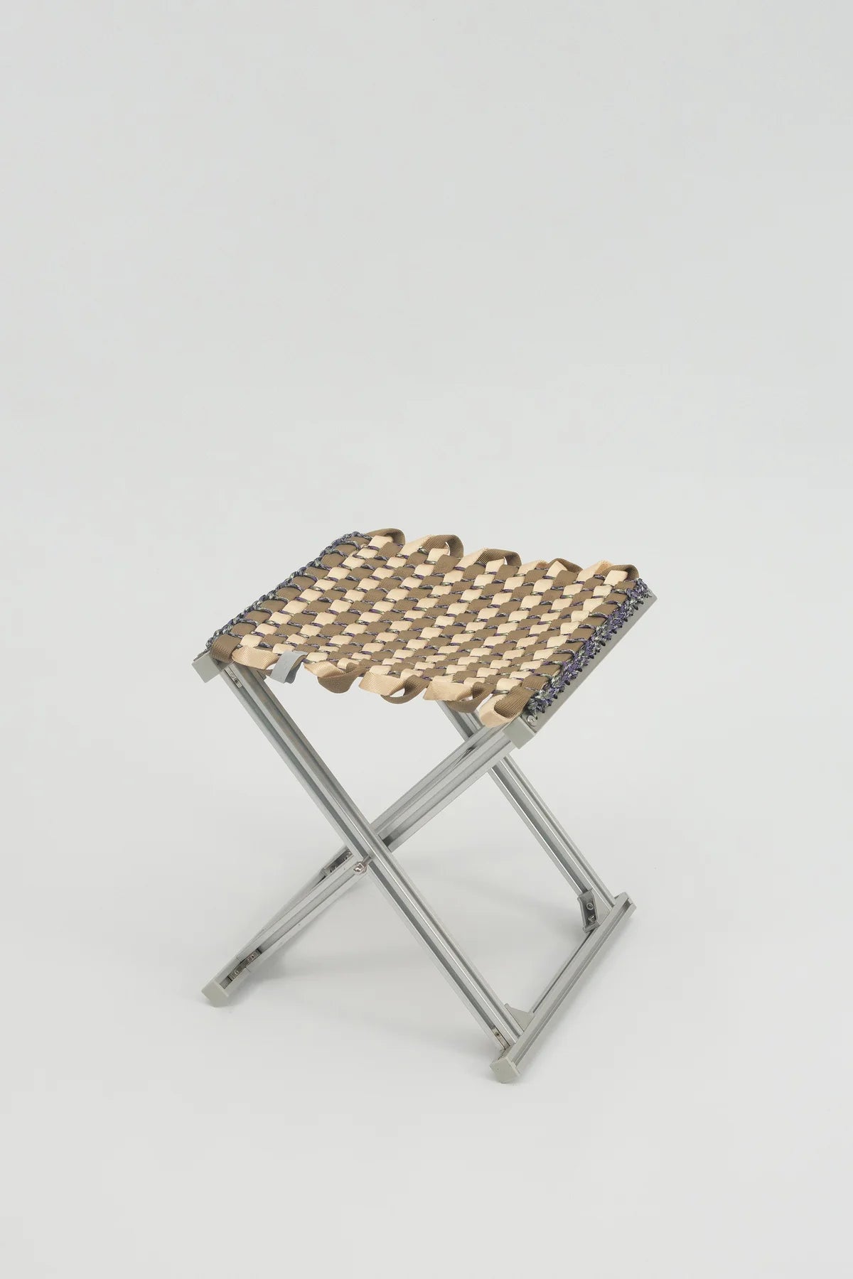 Tanchen Mazha Stool // Cream & Tan