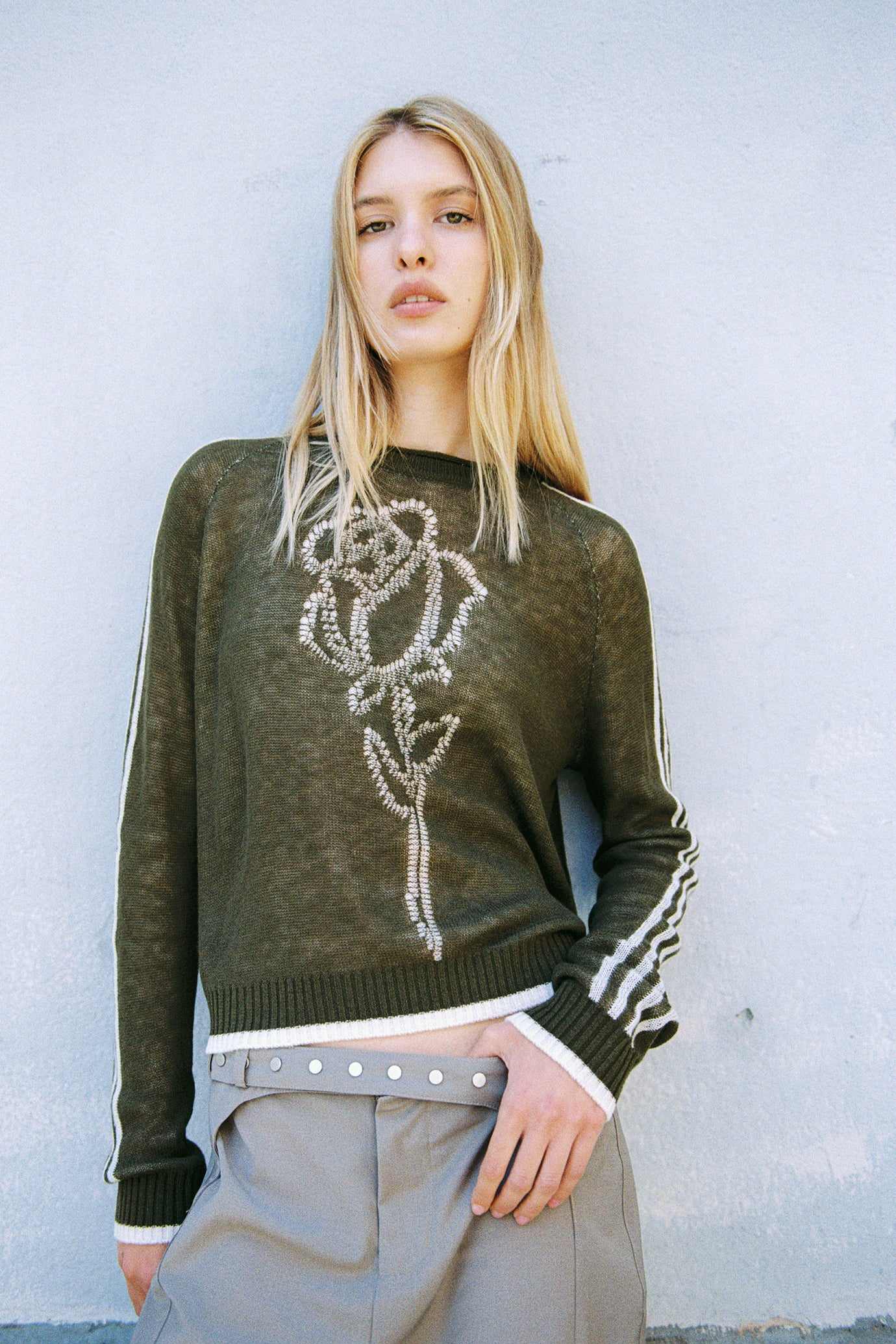 Muse Noor Rose Knit // Khaki