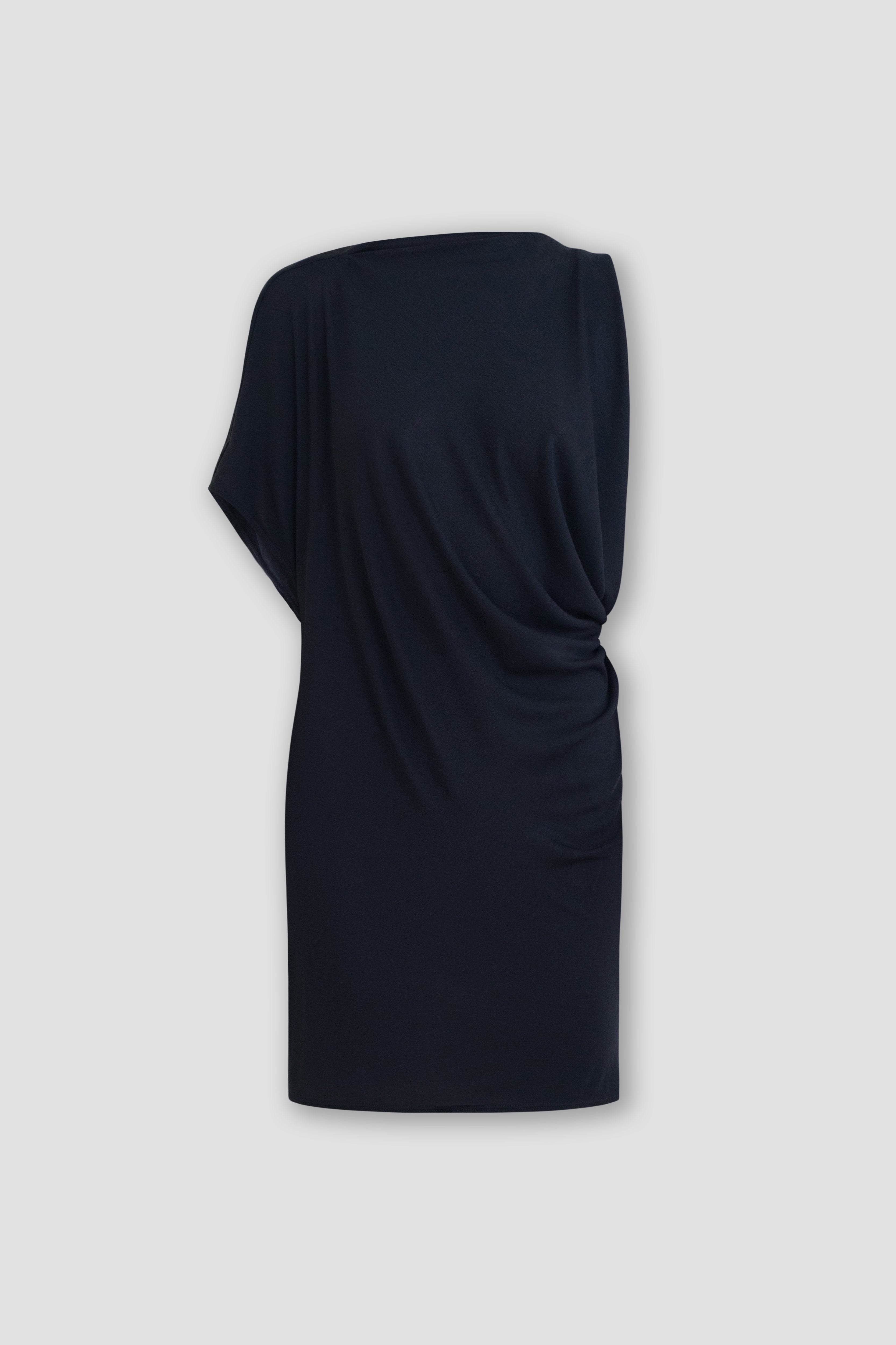 Belle Anna Ornament Mini Dress // Black