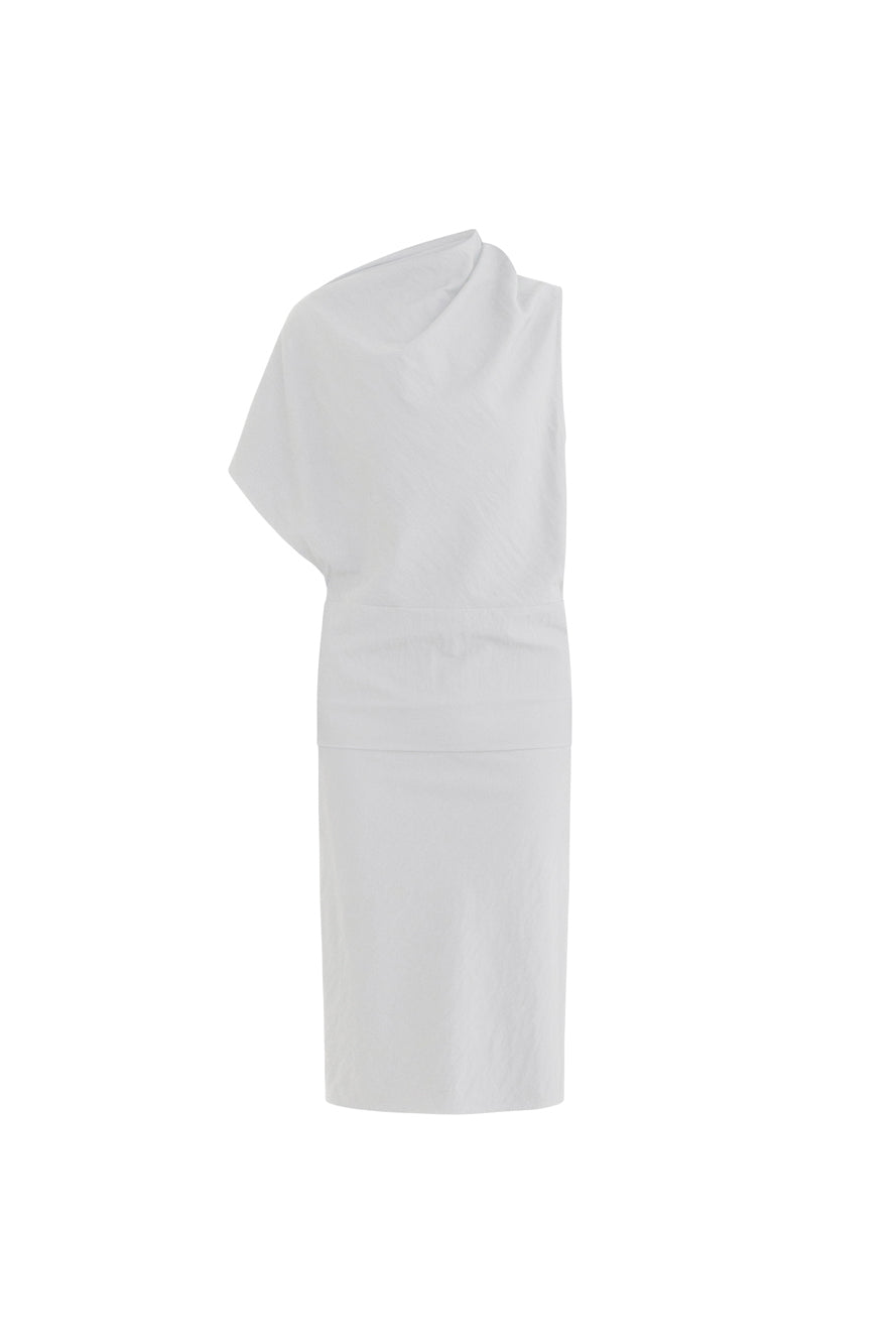 Belle Anna Reverie Midi Dress // Beige