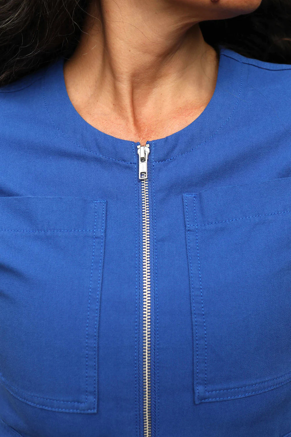 L.F. Markey Felix Boilersuit // Cobalt
