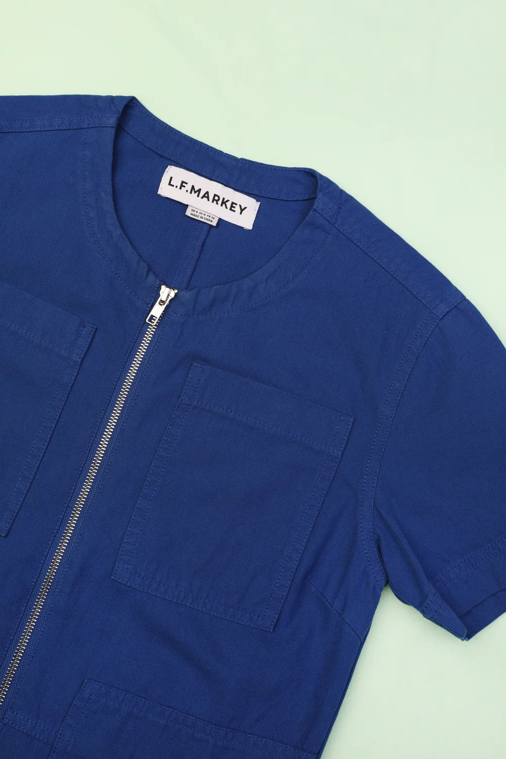L.F. Markey Felix Boilersuit // Cobalt