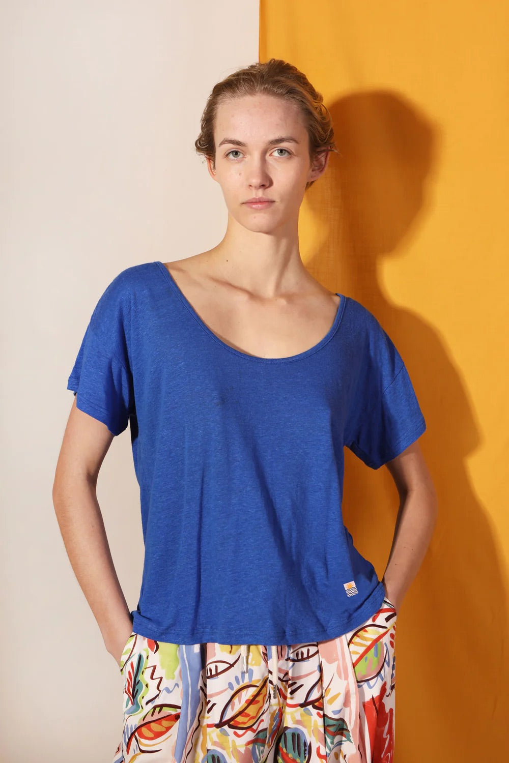 L.F. Markey Square Cut Tee // Cobalt