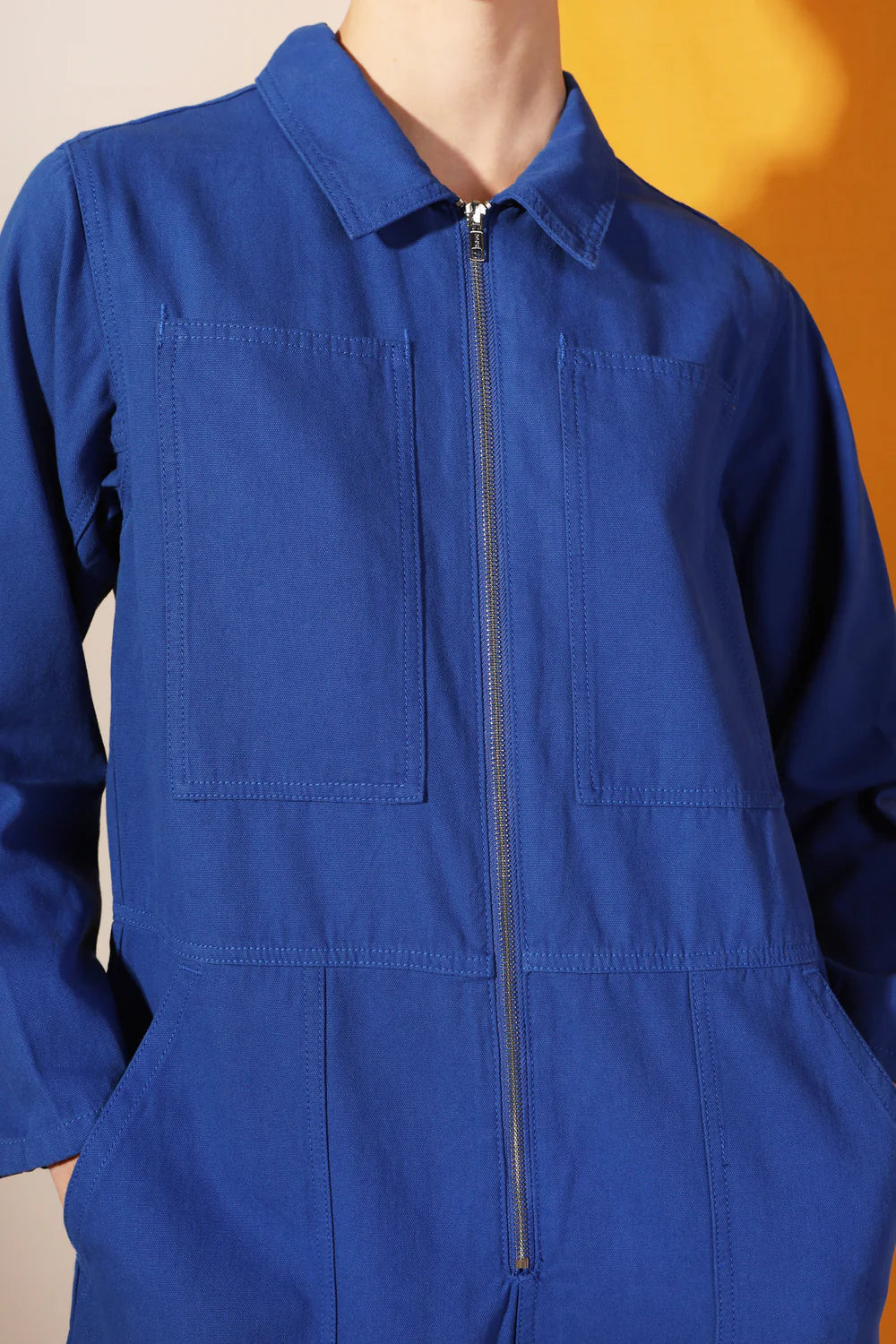 L.F. Markey Dominic Boilersuit // Cobalt Blue