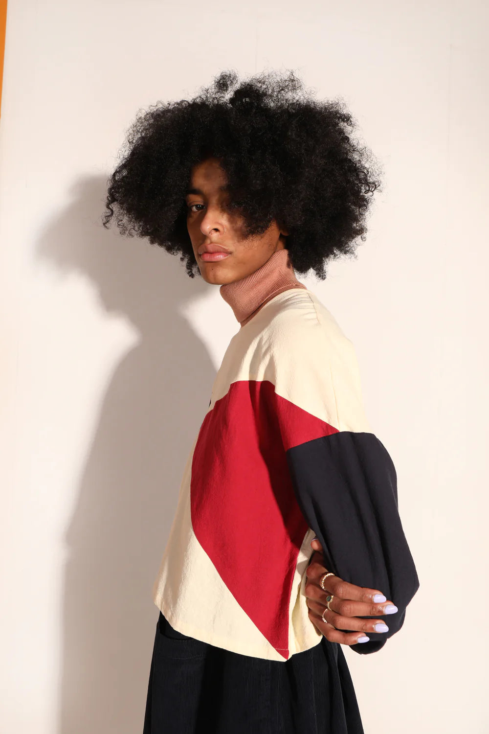 L.F. Markey Alto Top // Ecru Patchwork