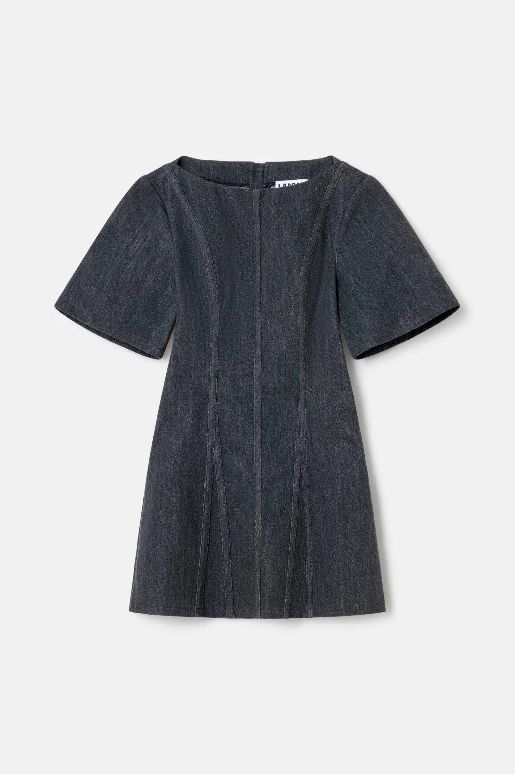 Laagam Rosette Short Dress // Grey