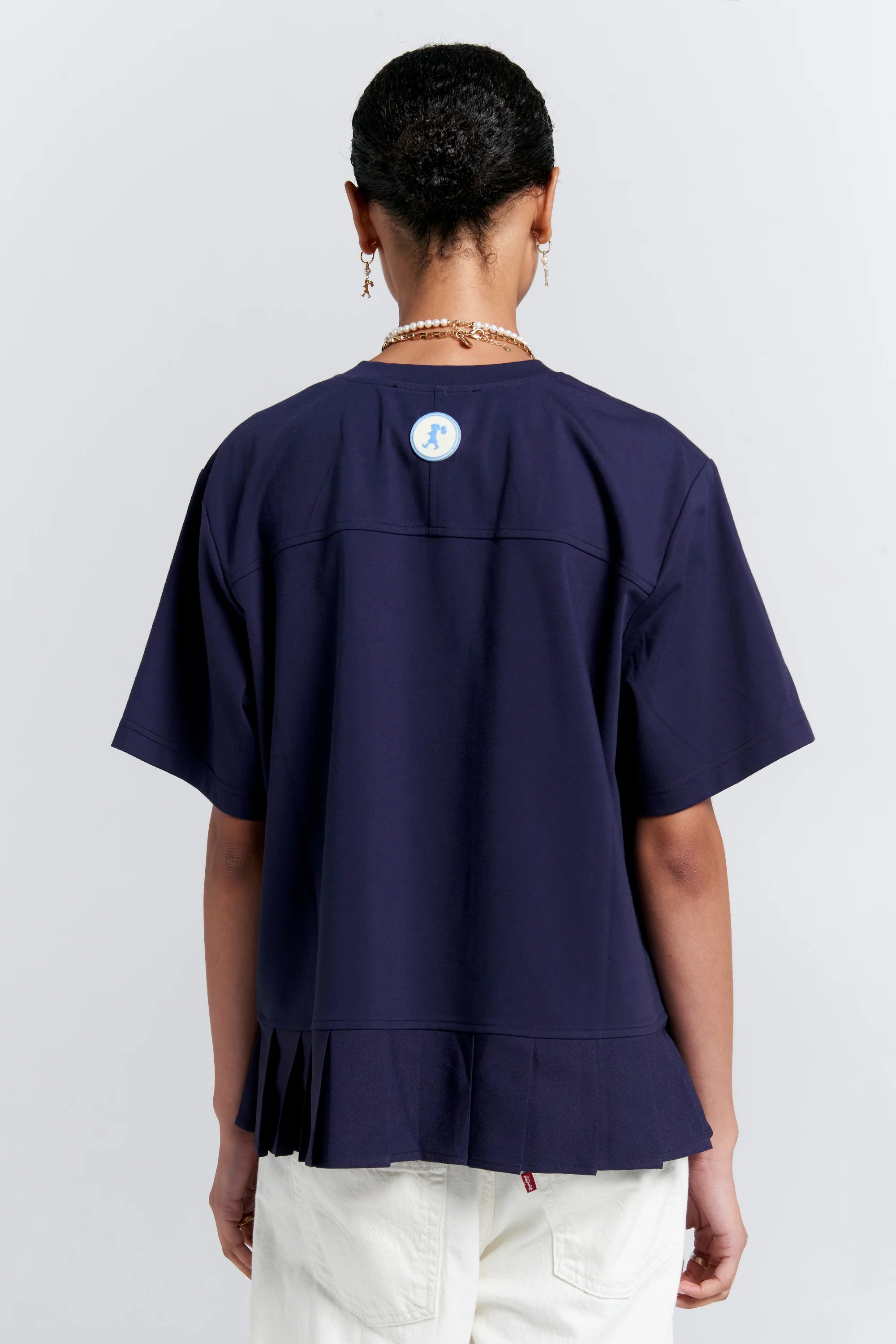 Karen Walker Rally Top // Navy