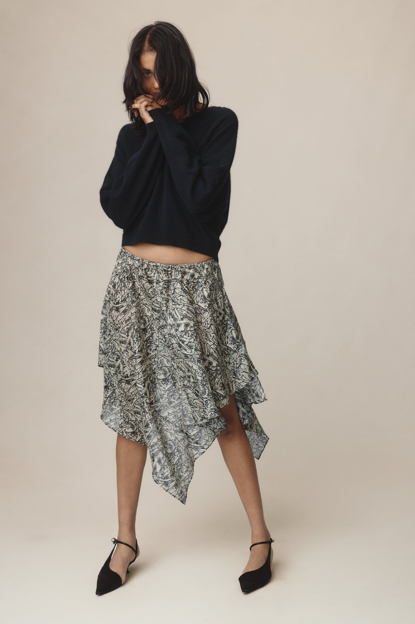 Marle Moss Sweater // Black