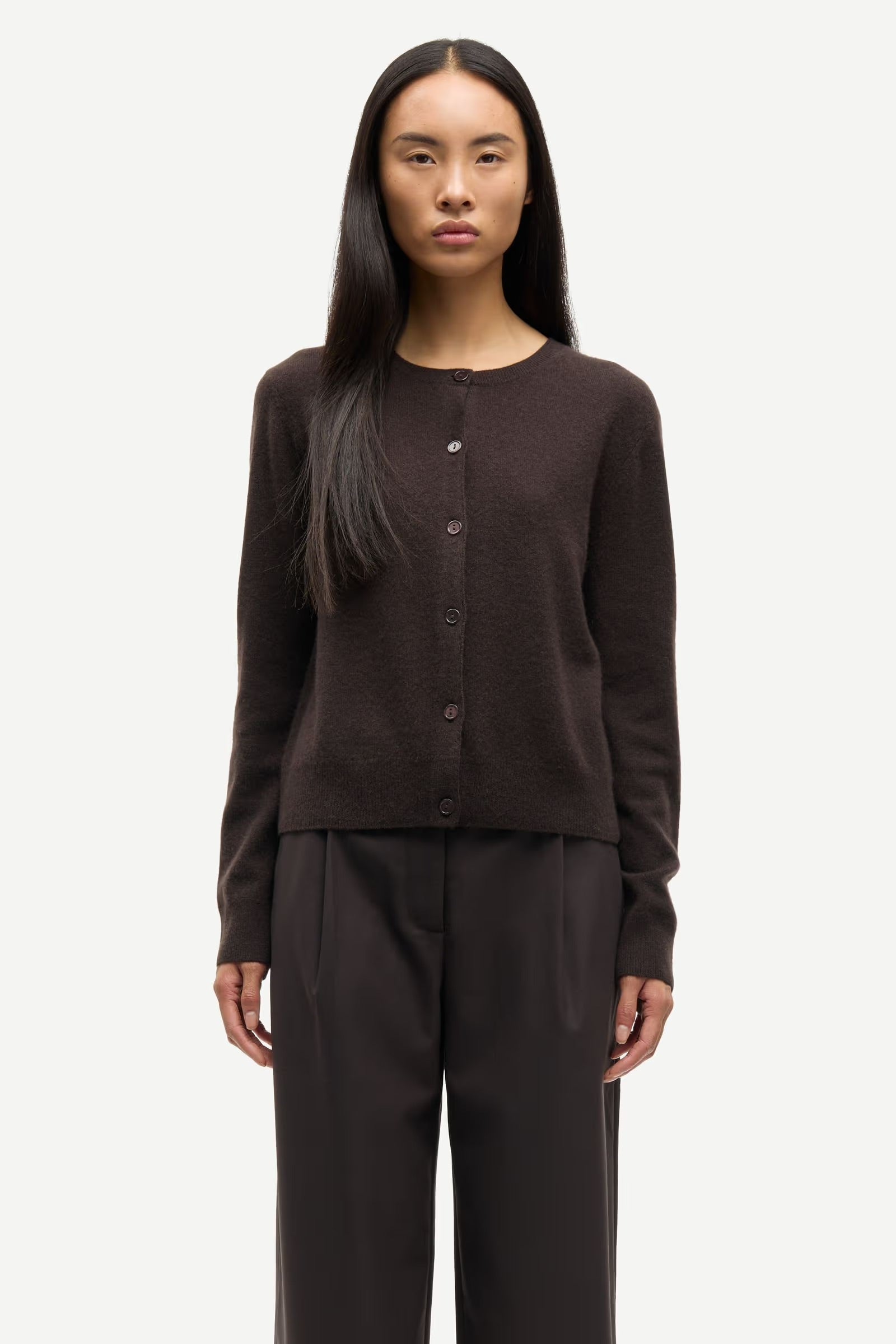 Samsøe Samsøe Saboston Cardigan // Chocolate