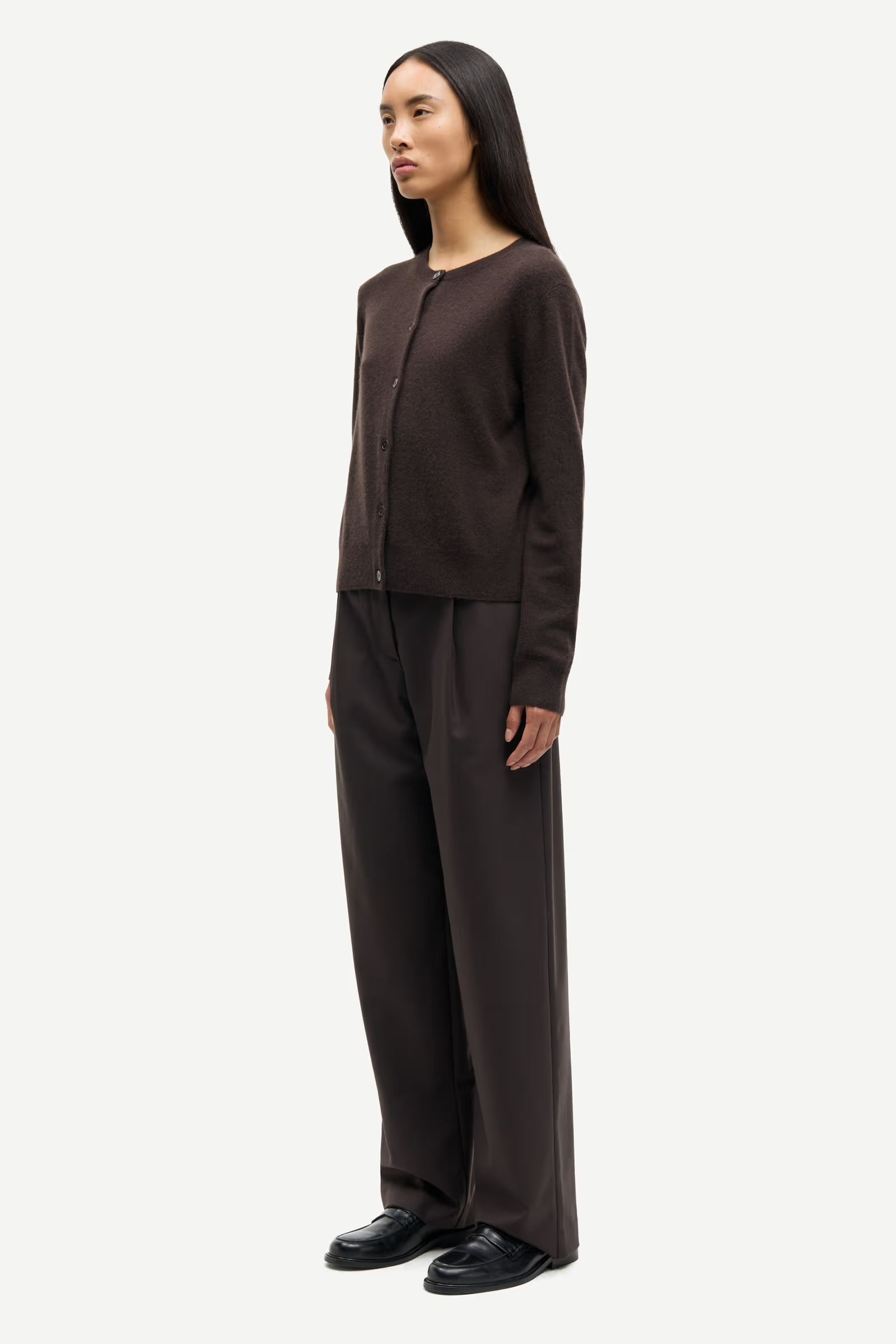 Samsøe Samsøe Saboston Cardigan // Chocolate