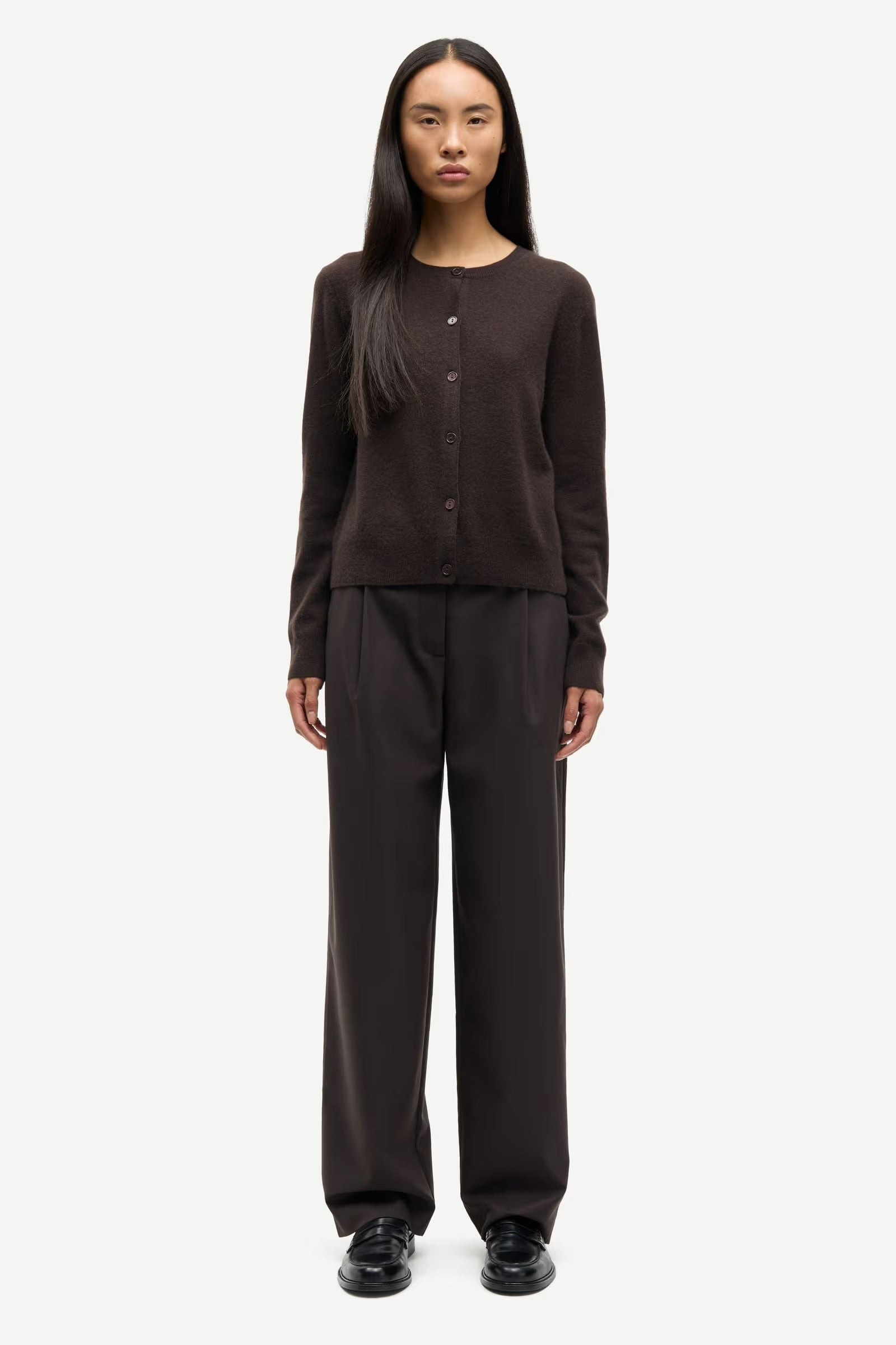 Samsøe Samsøe Saboston Cardigan // Chocolate