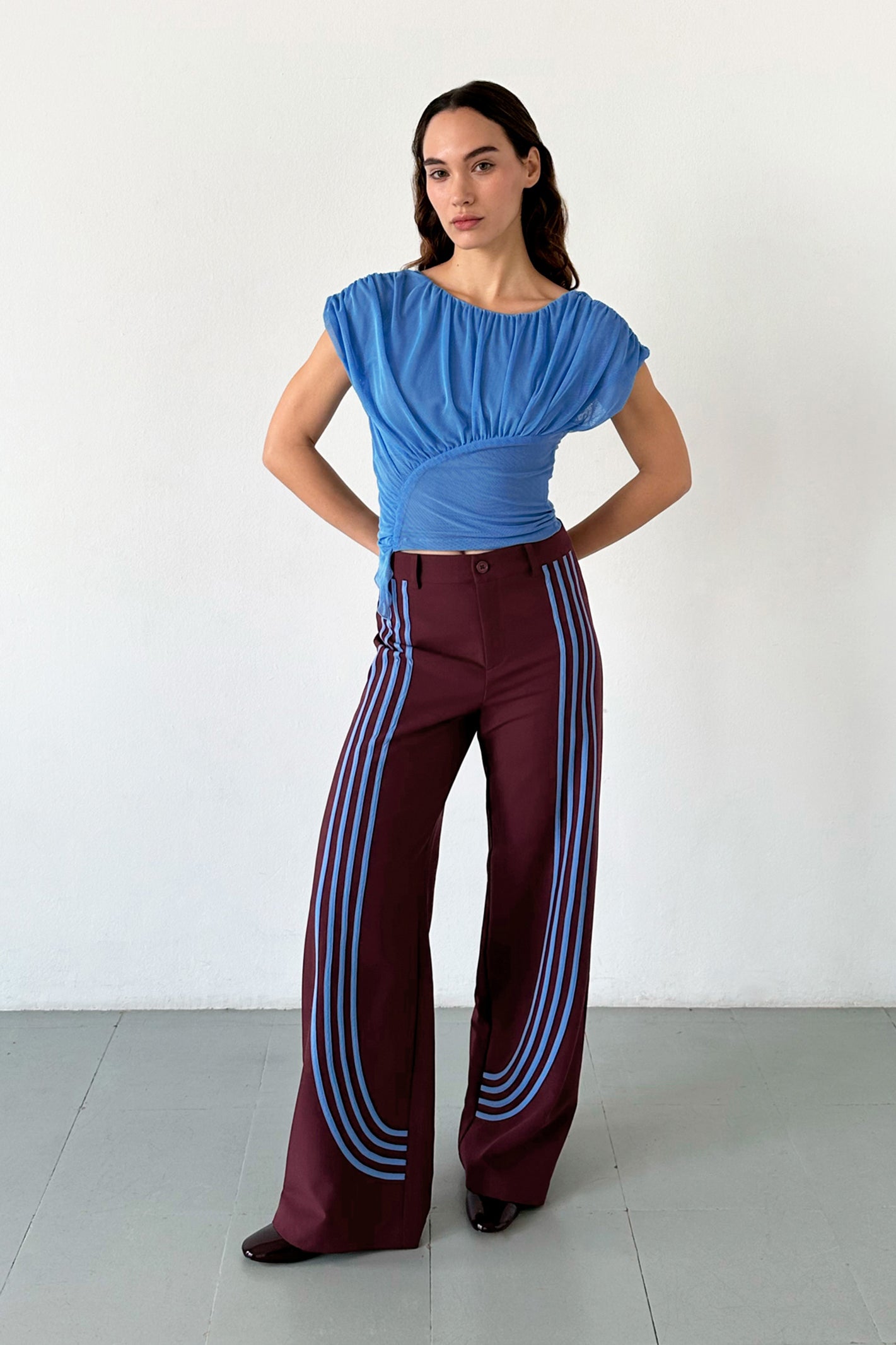 Laagam Zion Pants // Burgundy