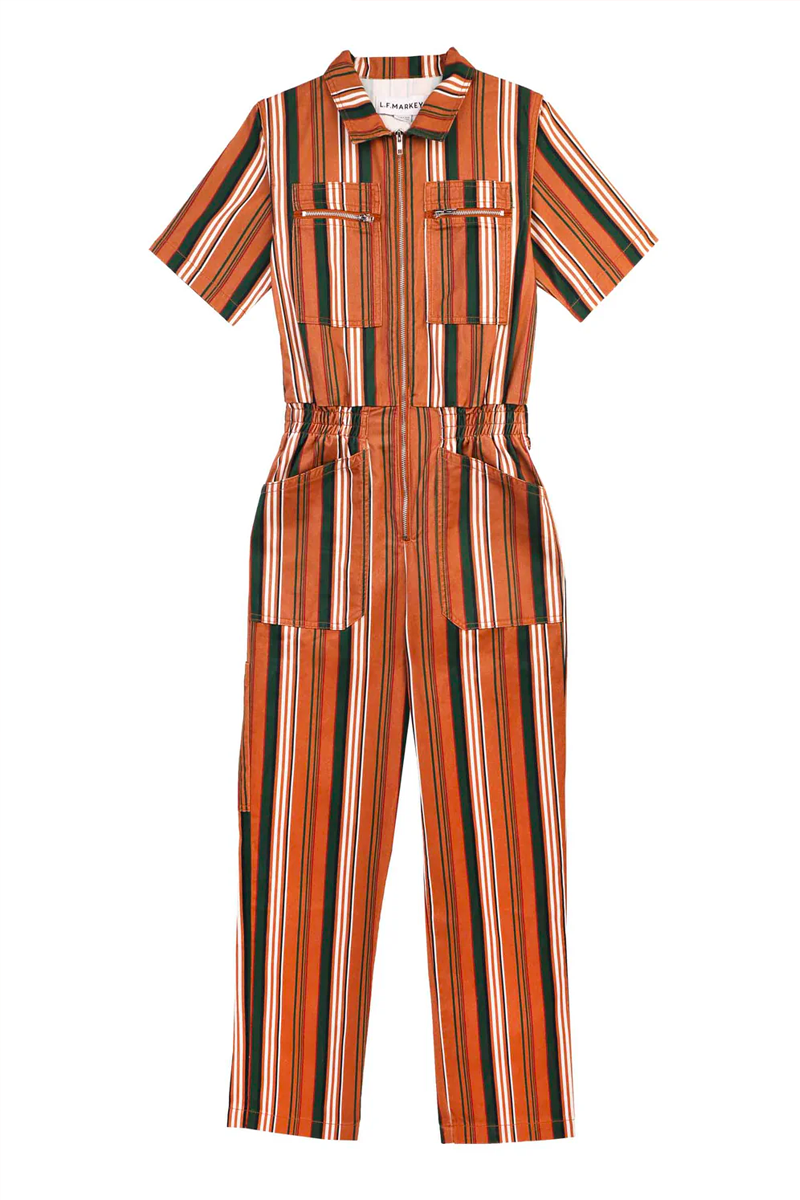 L.F. Markey Danny S/S Boilersuit // 90s Stripe