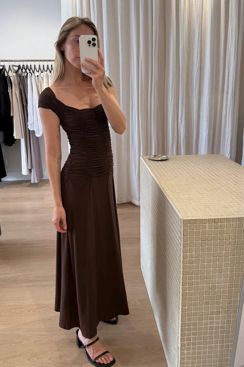 Dominique Healy Jolene Dress // Chocolate