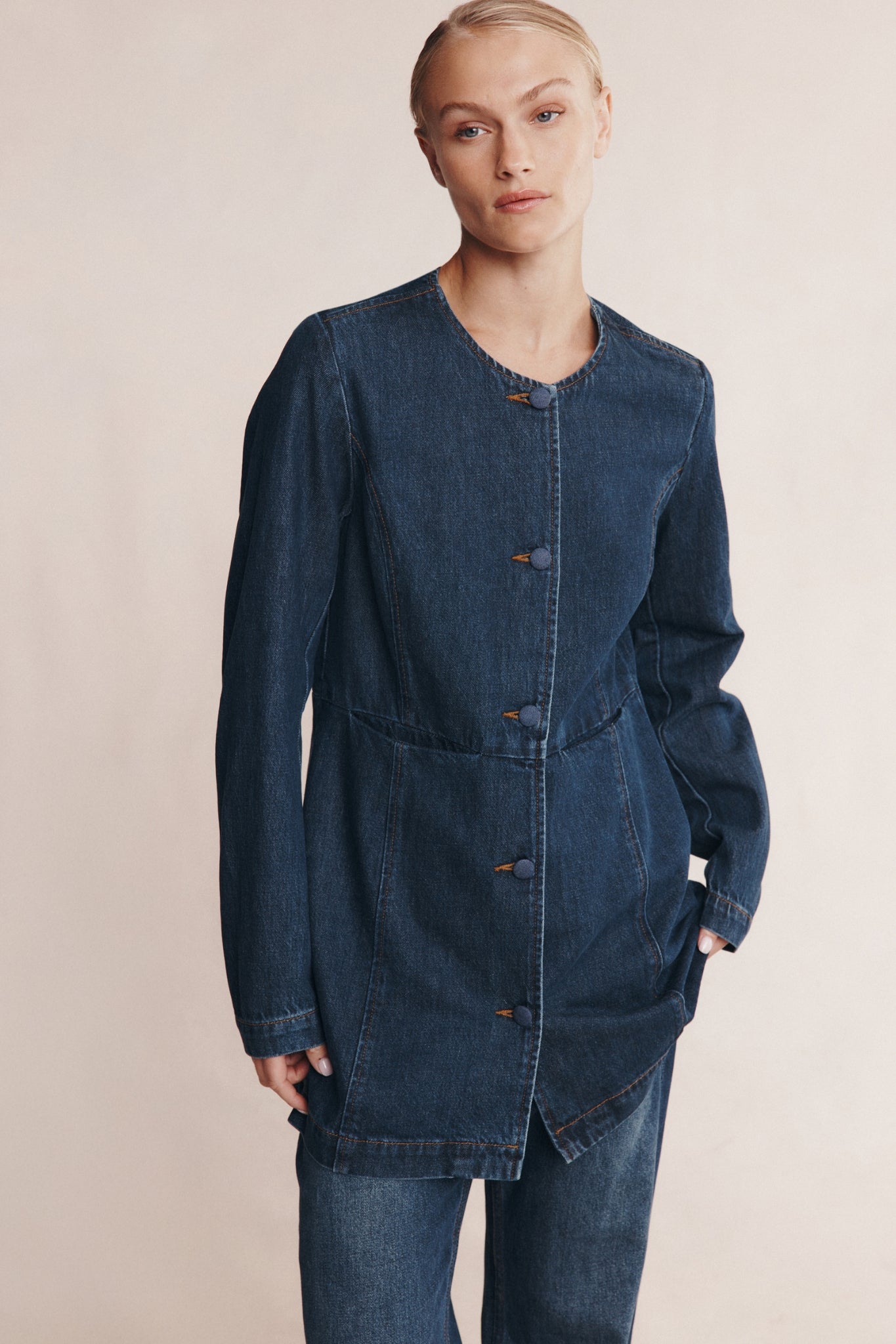 Marle Riana Jacket // Dark Wash