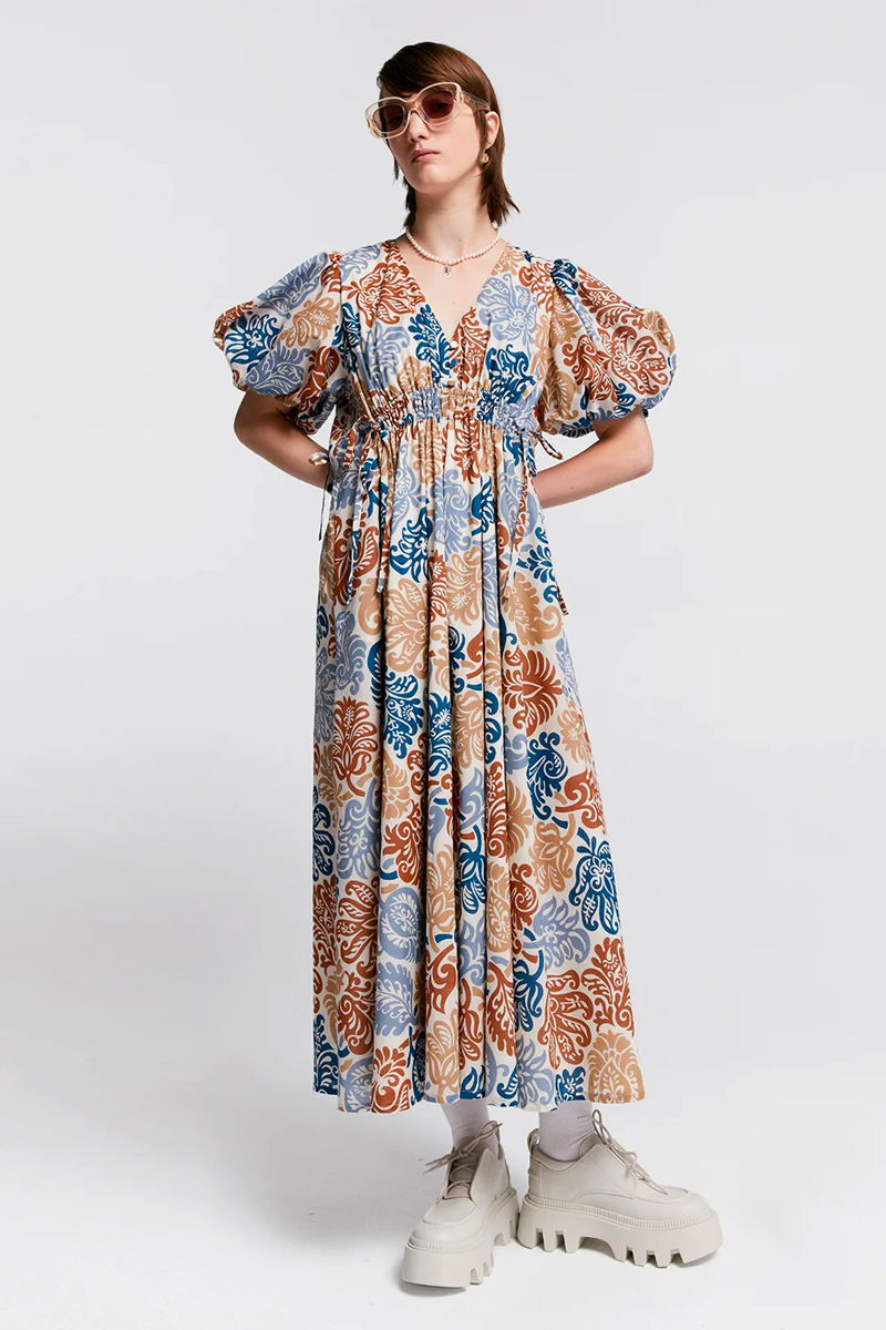 Karen Walker Lakeside Organic Cotton Dress // Tapestry Floral