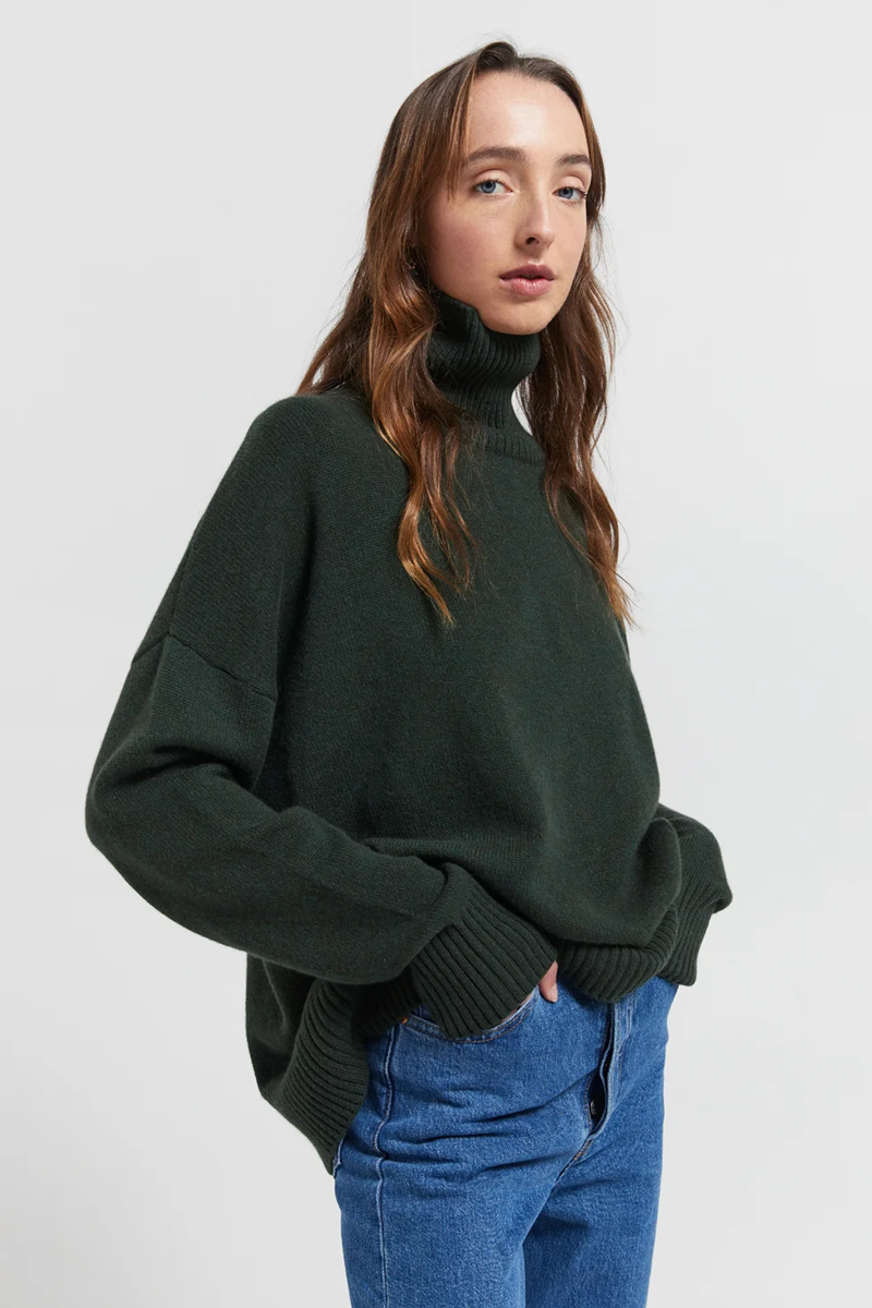 Karen Walker Carmen Oversized Sweater // Forest