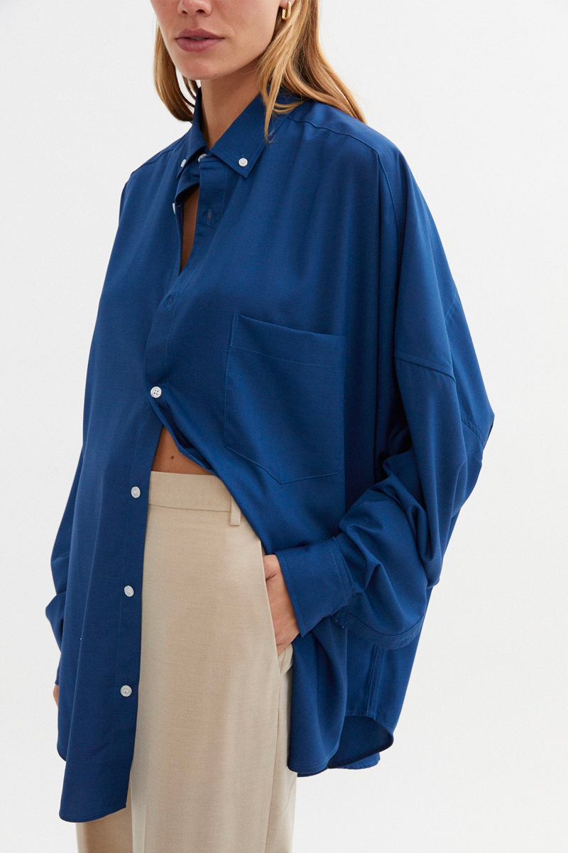 Blanca Caroline Shirt // Navy