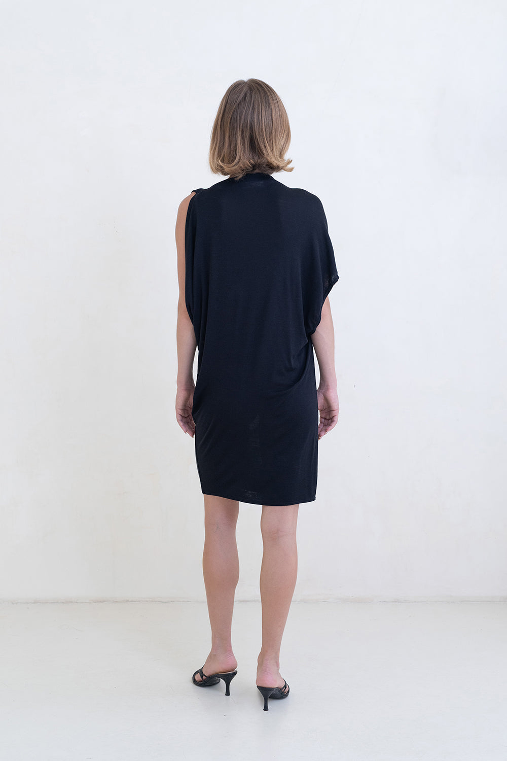 Belle Anna Ornament Mini Dress // Black