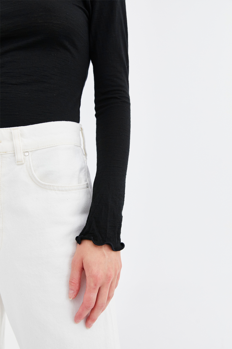 Jillian Boustred Margot Skivvy // Black