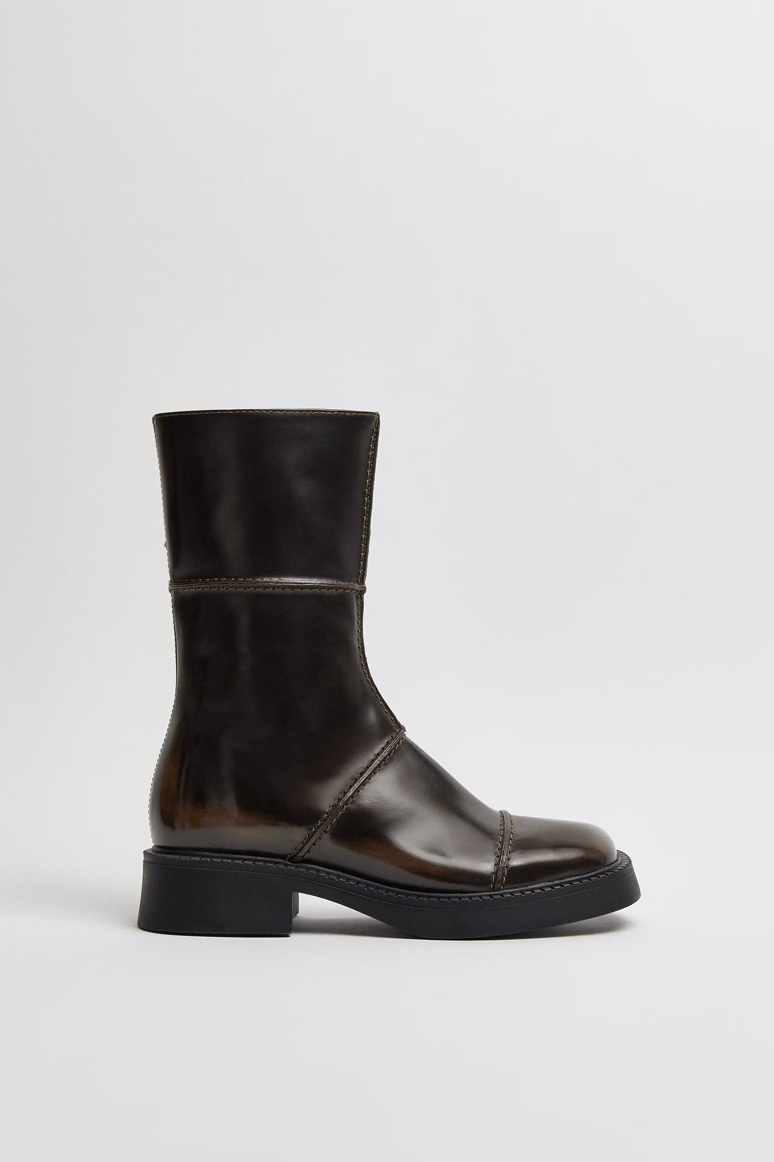 Miista Dahlia Ankle Boots // Dark Brown