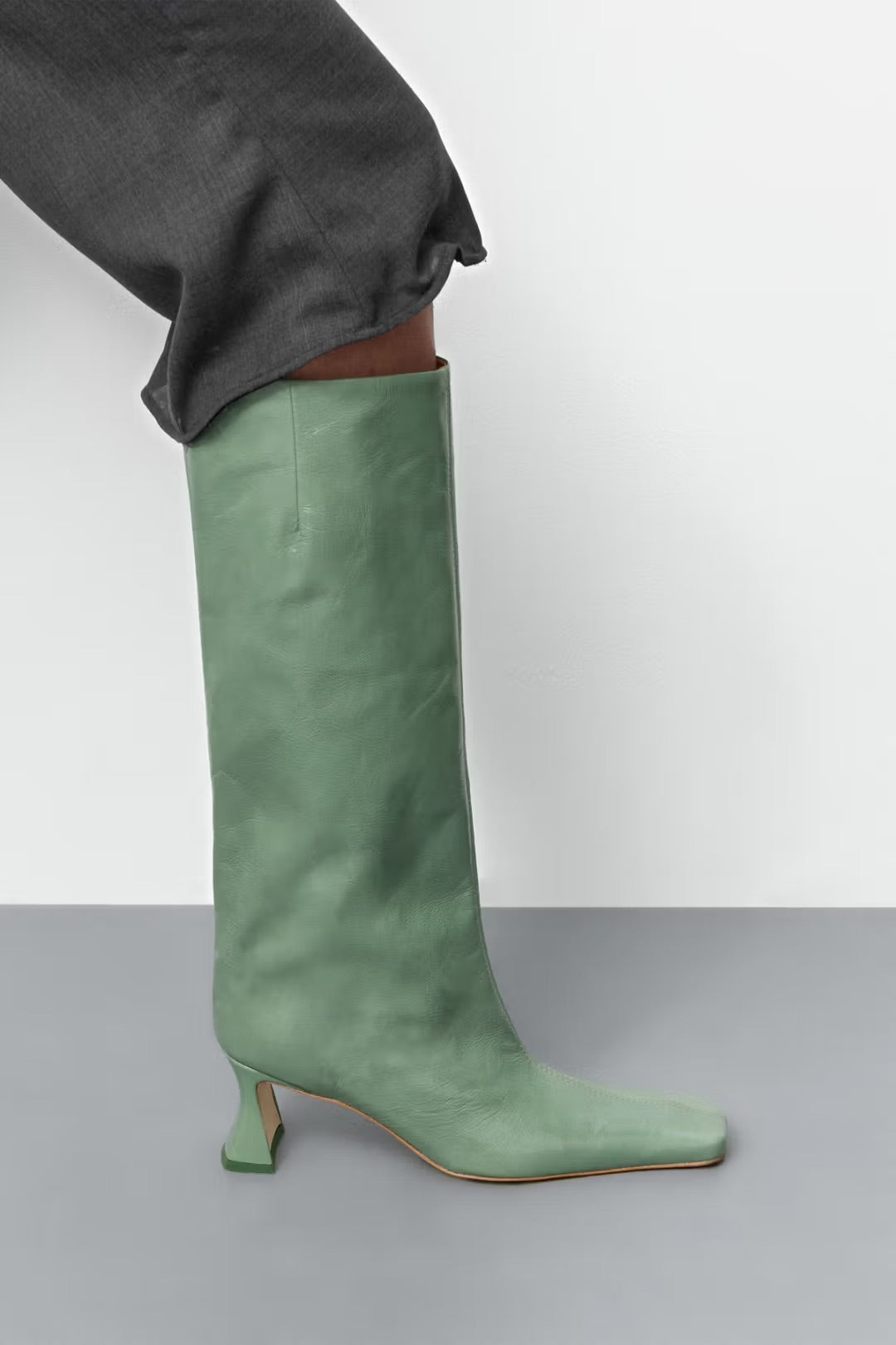 Miista Bluma Tall Boots // Acquamarine