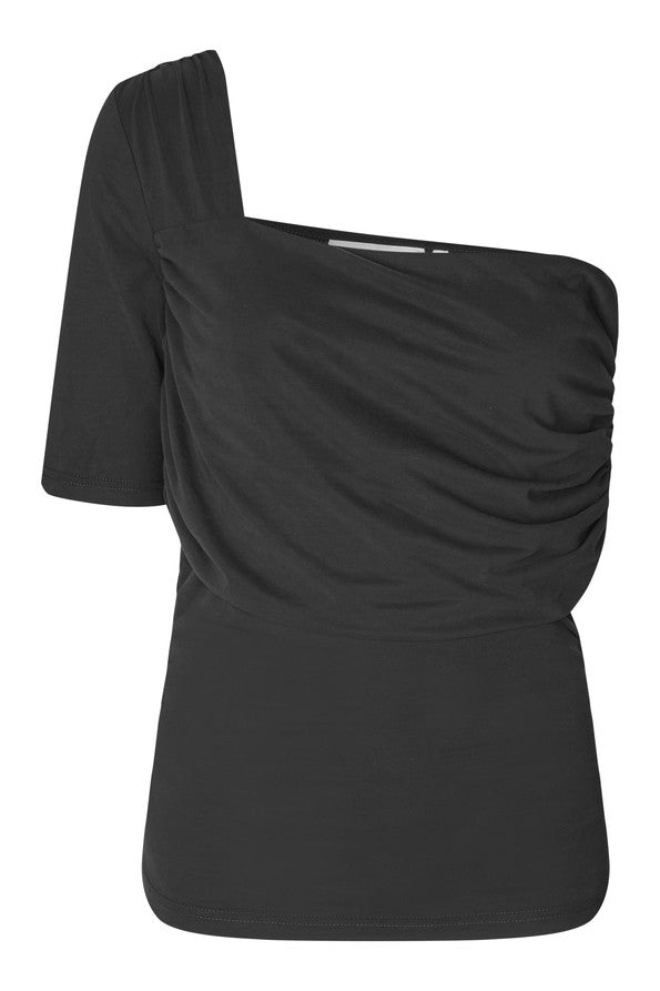 Oval Square Hope Blouse // Black Stone