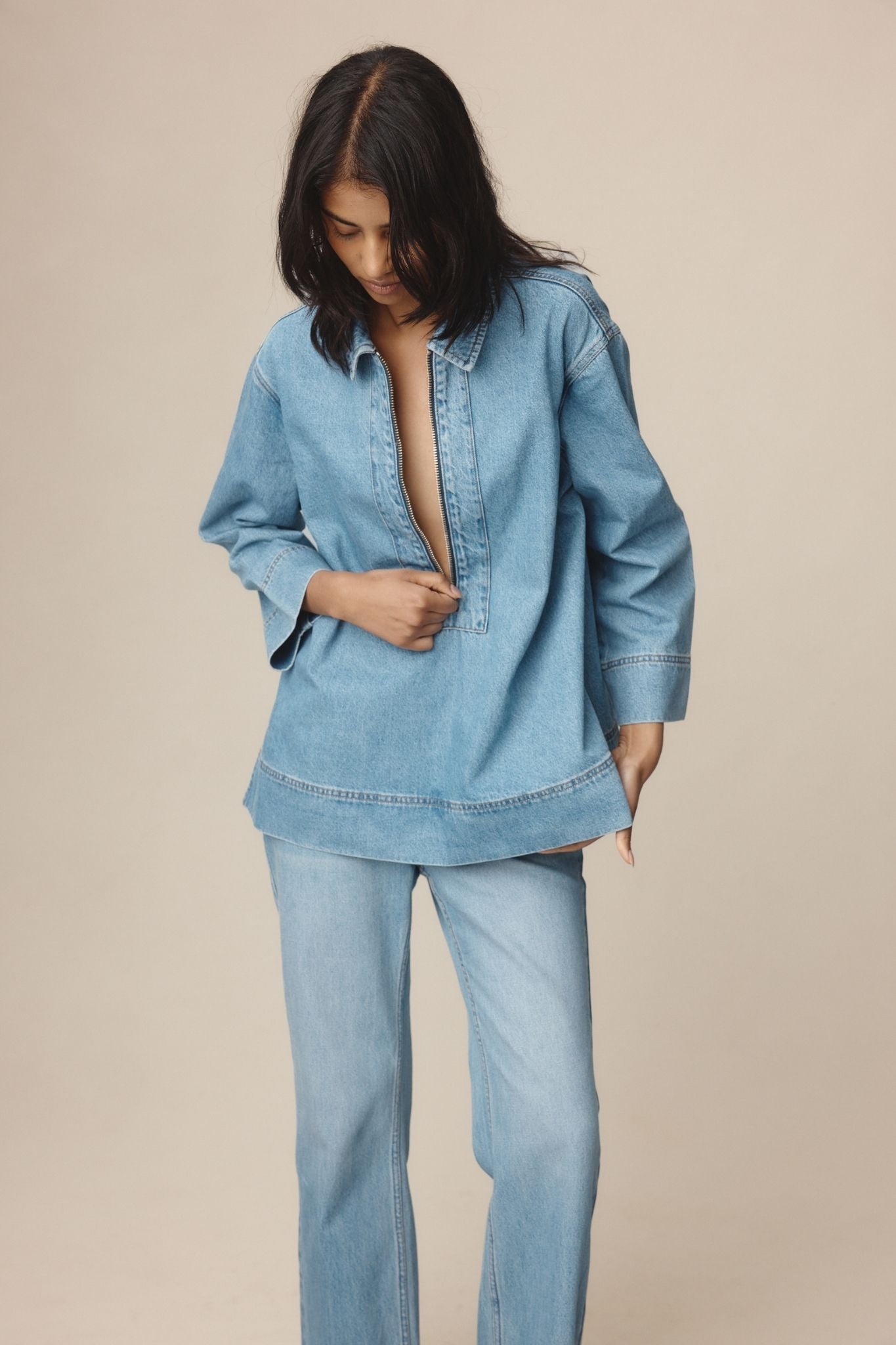 Marle Fior Shirt // Classic Wash