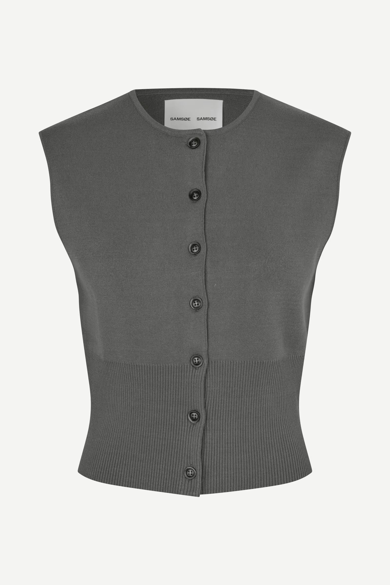 Samsøe Samsøe Saanne Top // Gunmetal