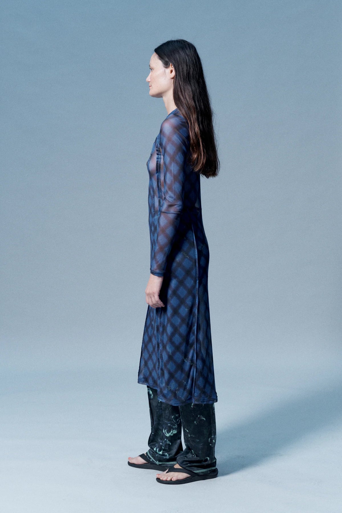 Verner Criss-Cross Dress // Blue