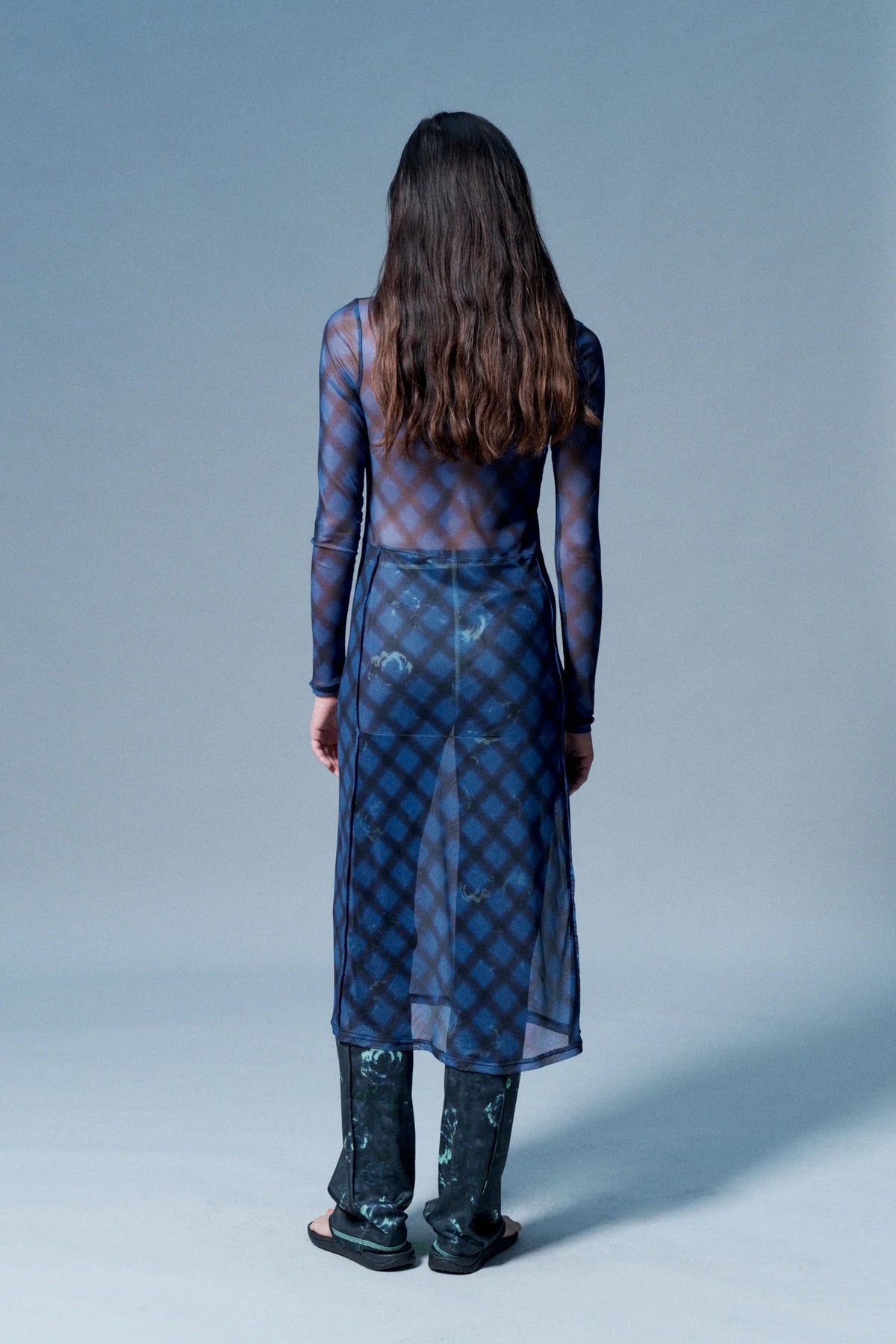 Verner Criss-Cross Dress // Blue