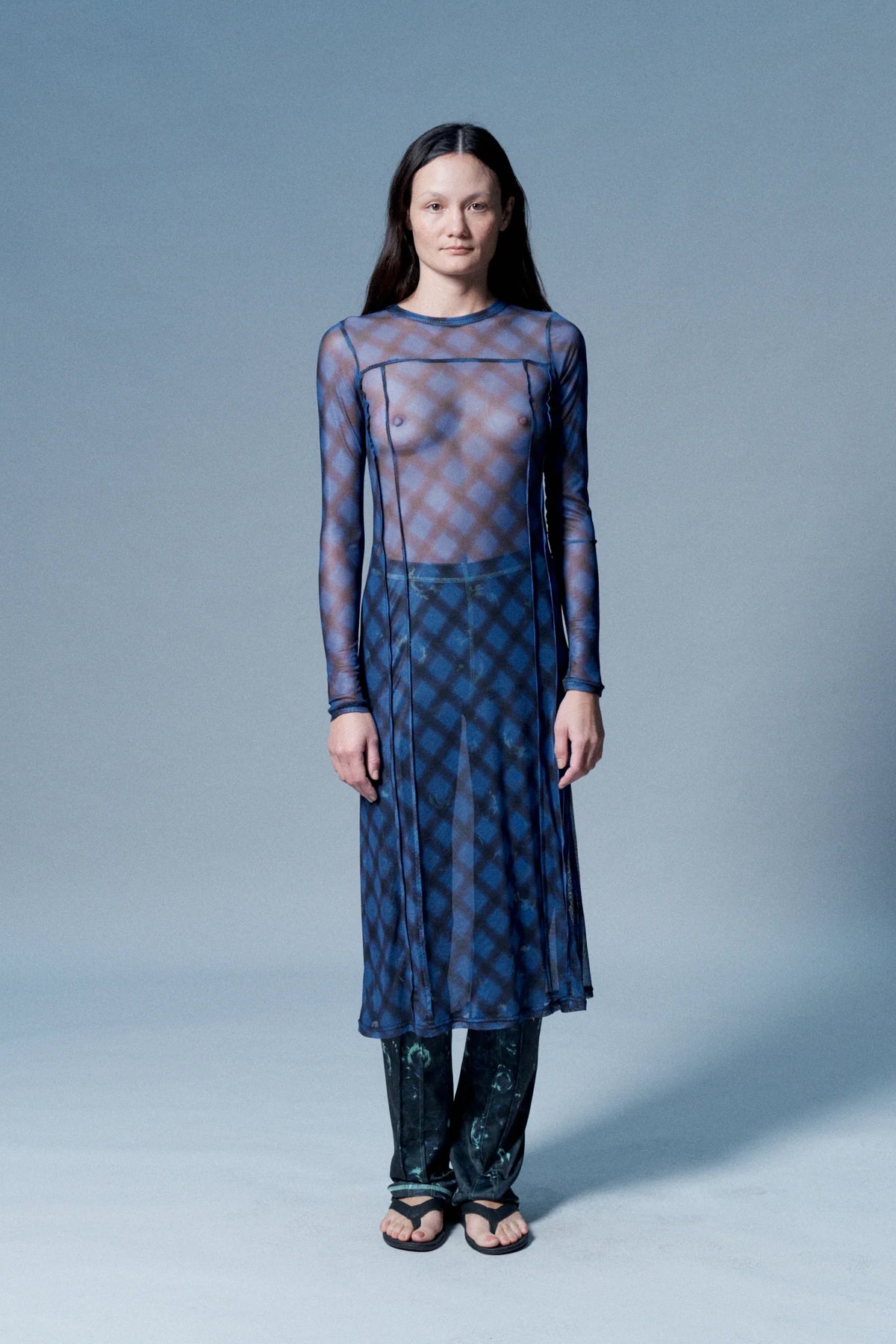 Verner Criss-Cross Dress // Blue