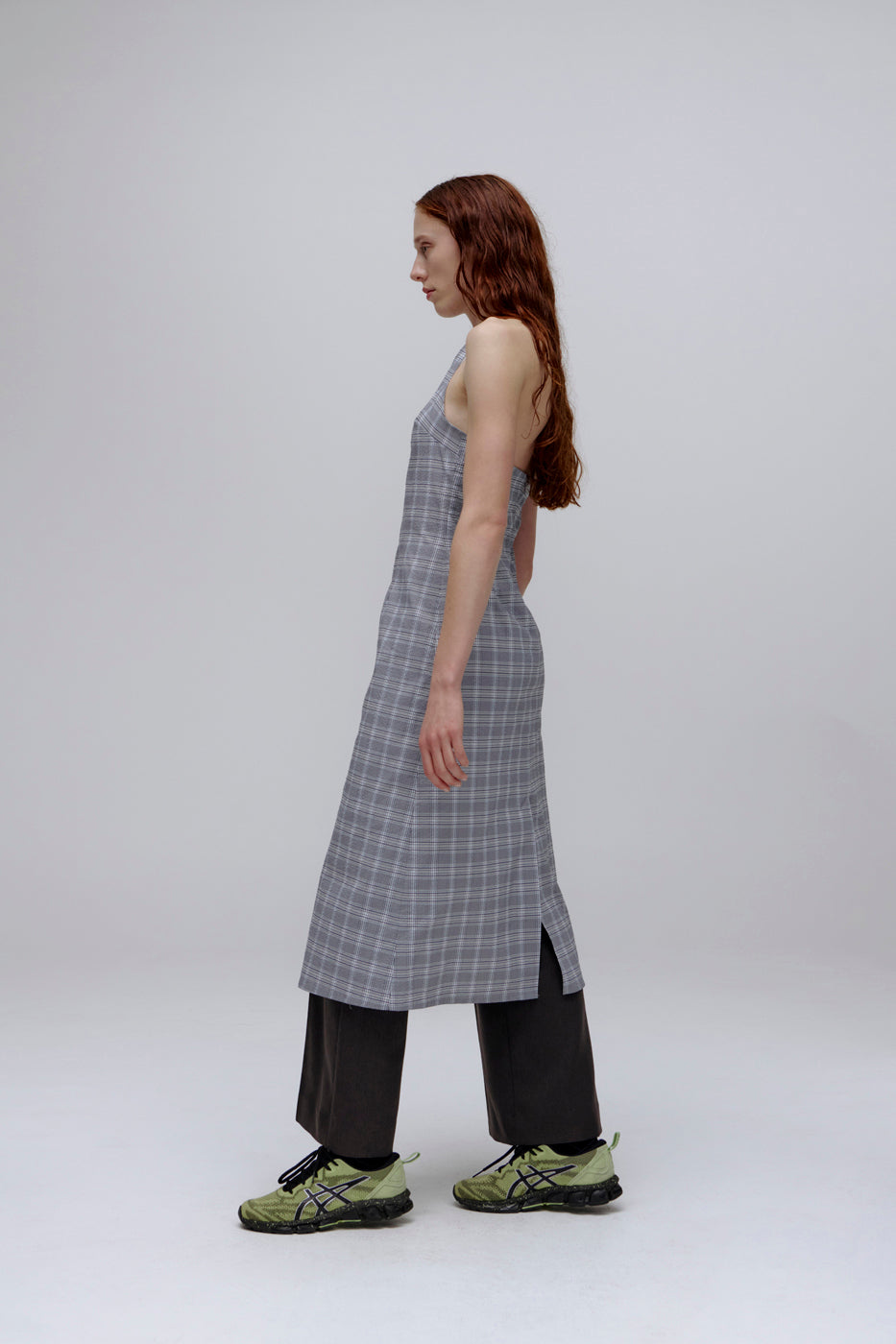 PV Subject Midi Dress // Petrol Check