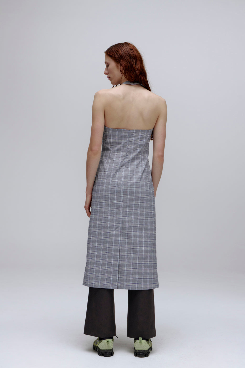 PV Subject Midi Dress // Petrol Check