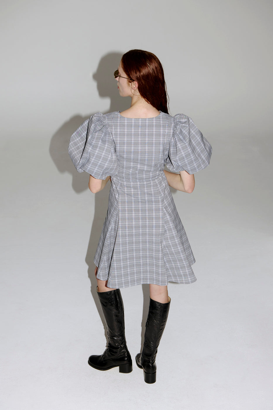 PV Subject Dress // Petrol Check